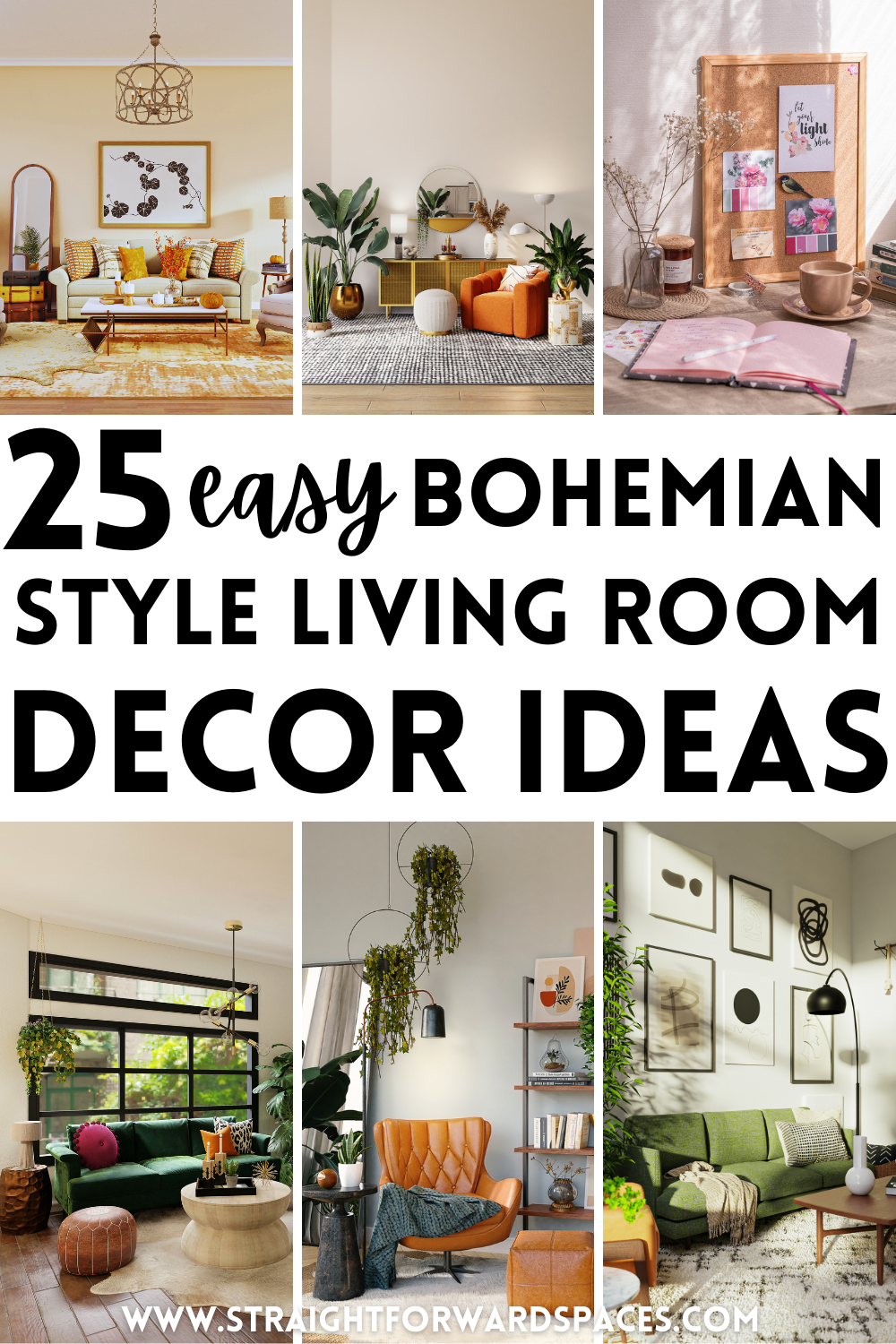 Boho living room ideas