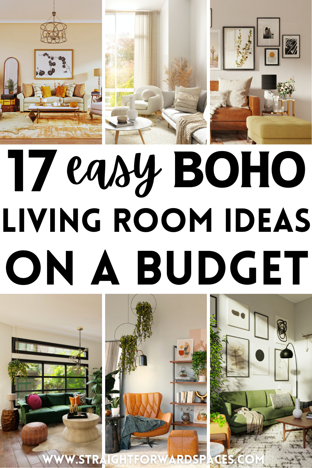 Boho living room decor ideas