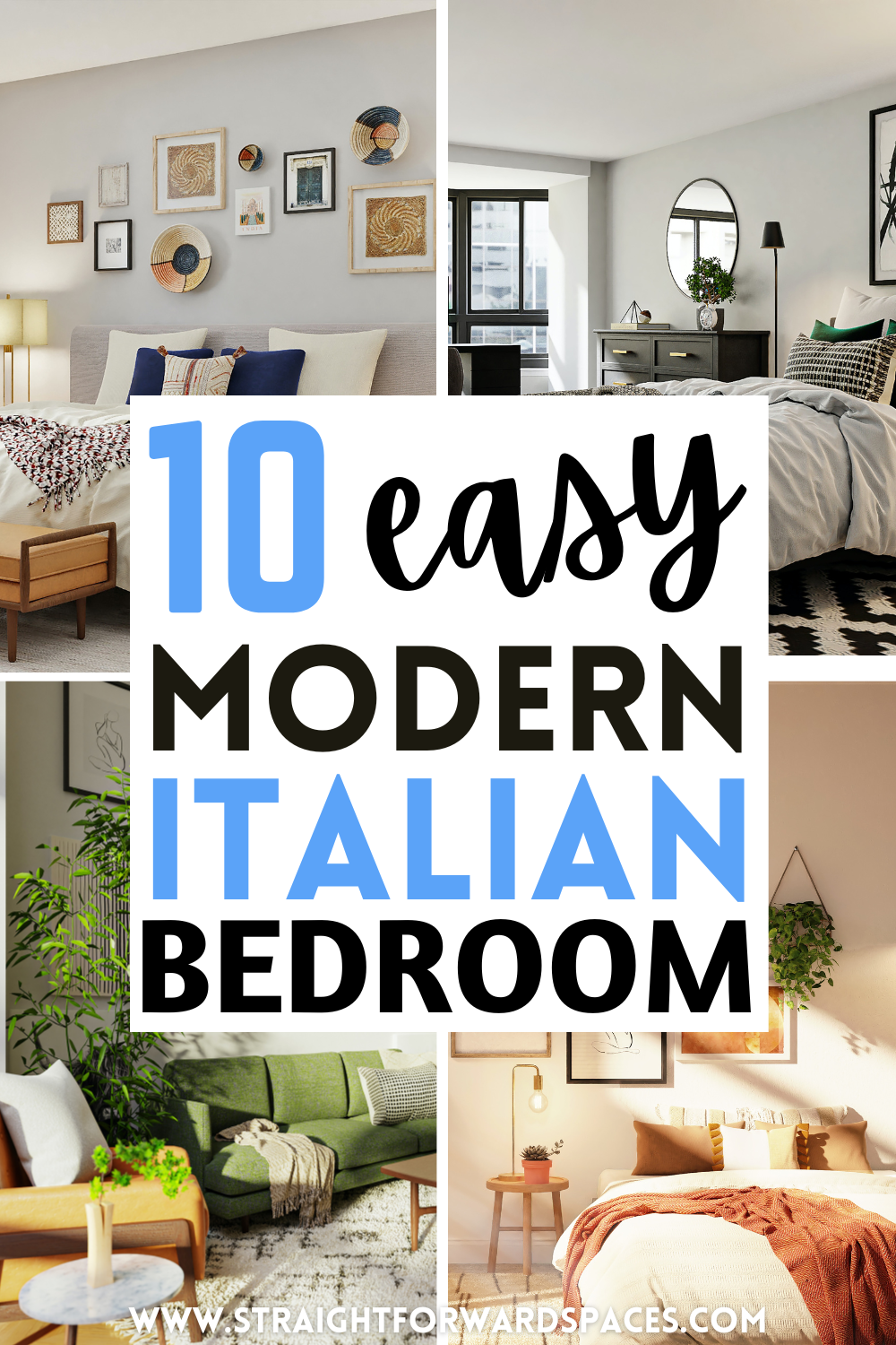 Modern italian bedroom decor ideas