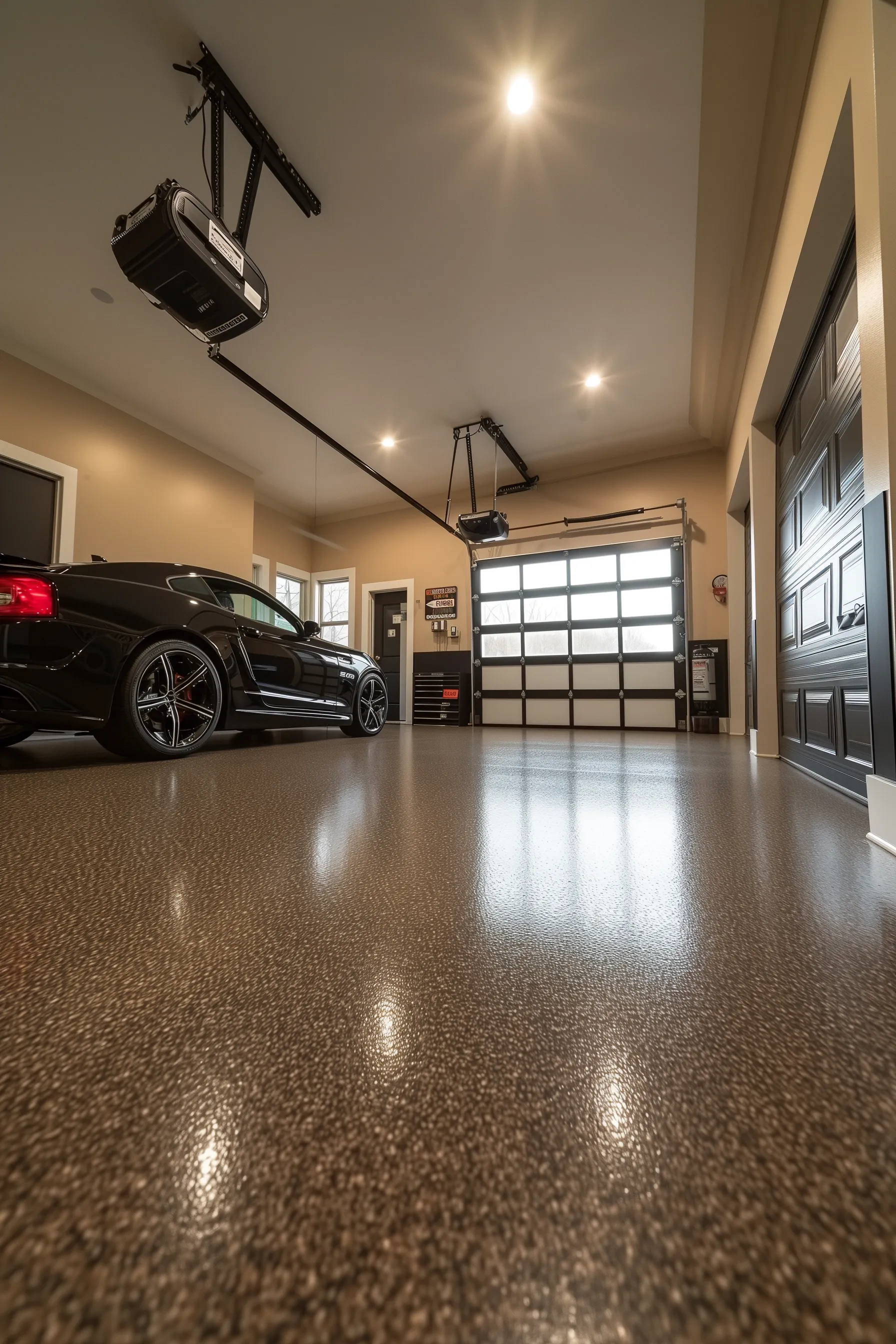 garage floor staining