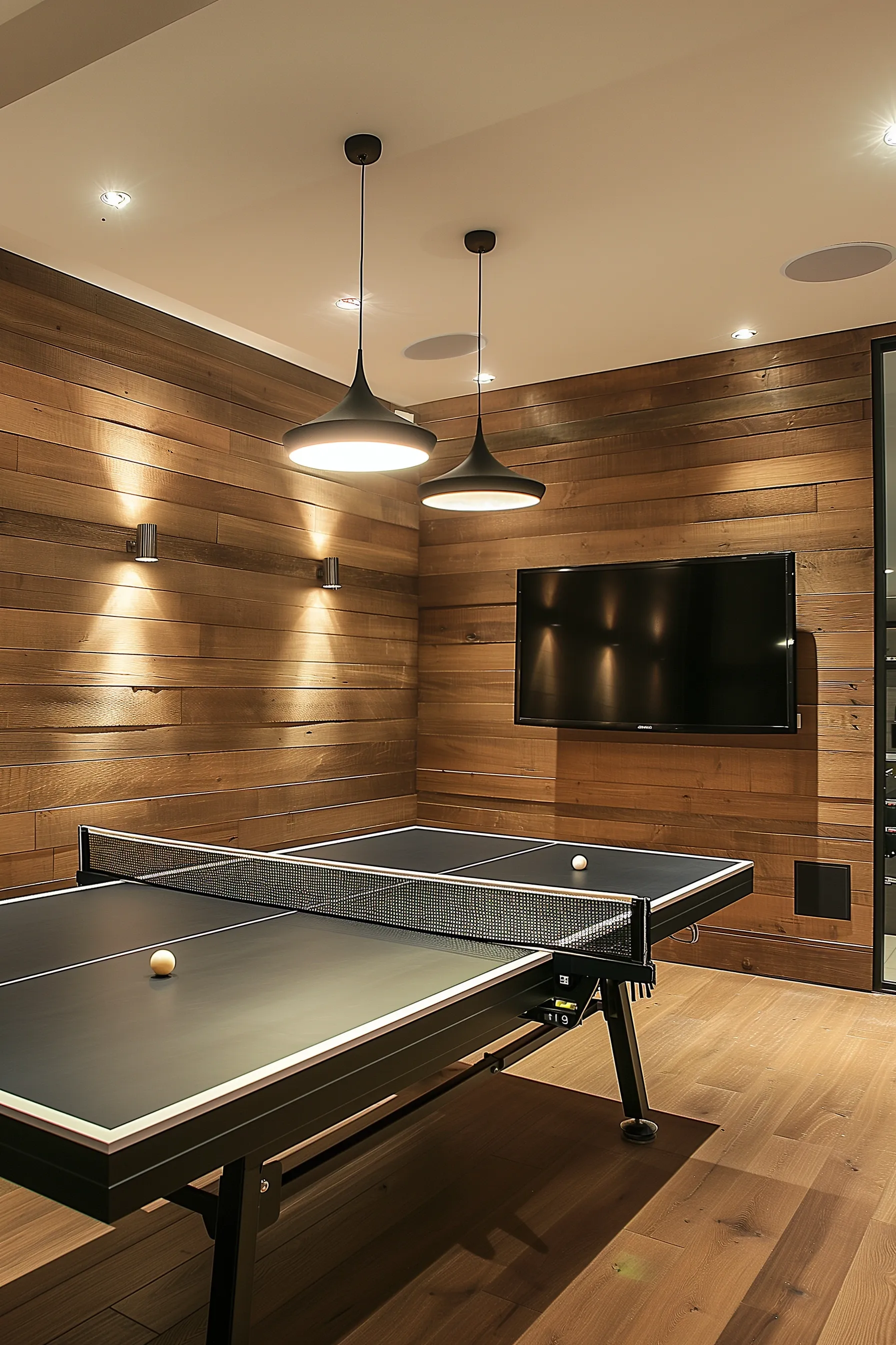 table tennis game room