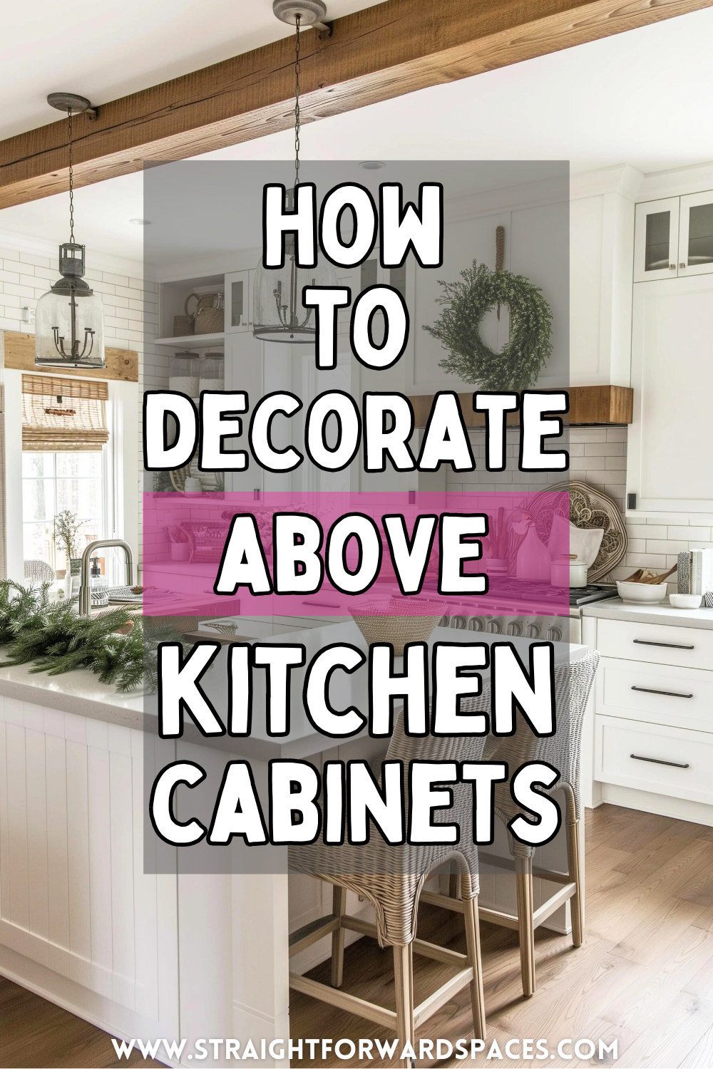 above the kitchen cabinet ideas