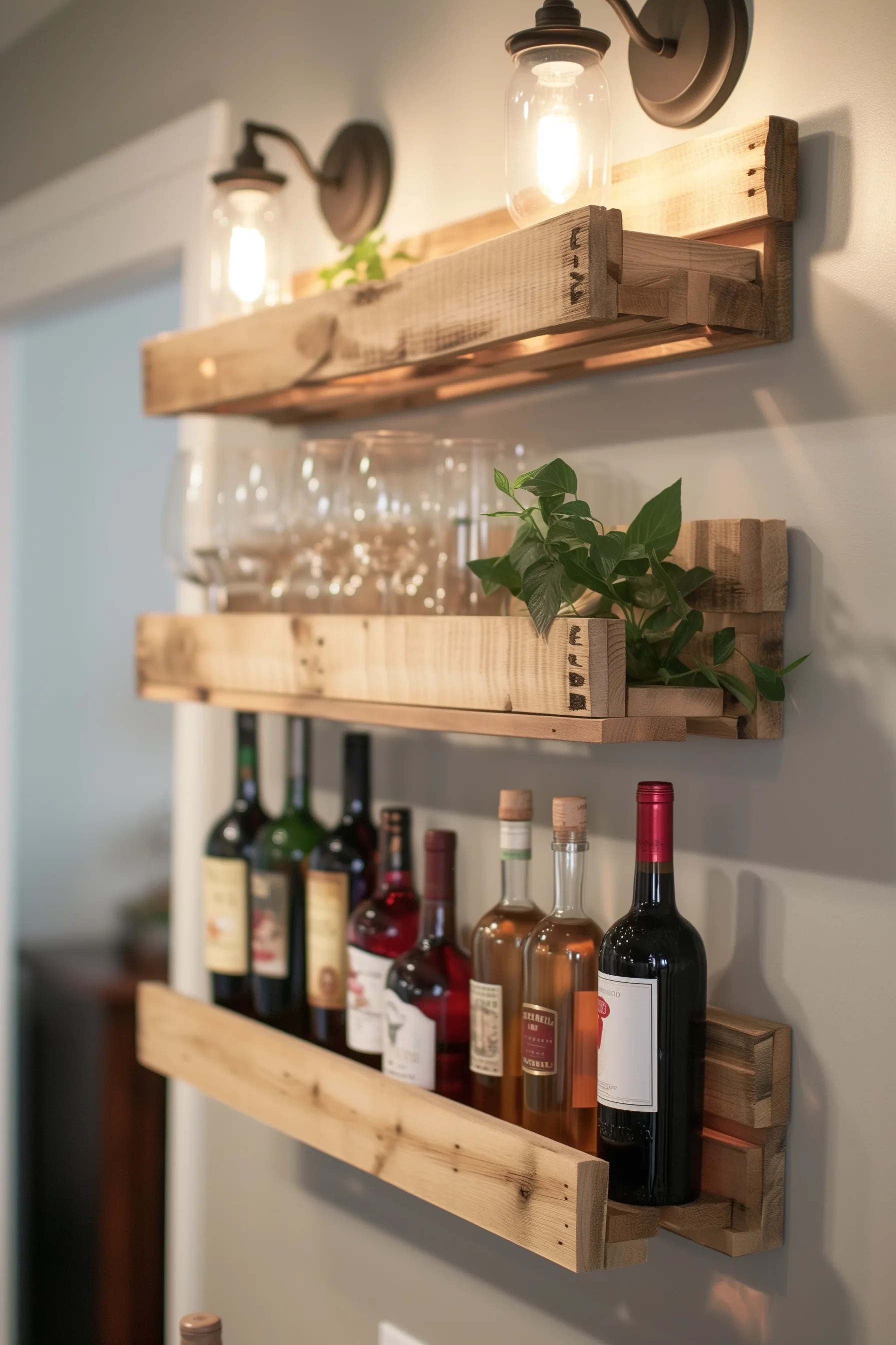 DIY Pallet bar made out of wood
