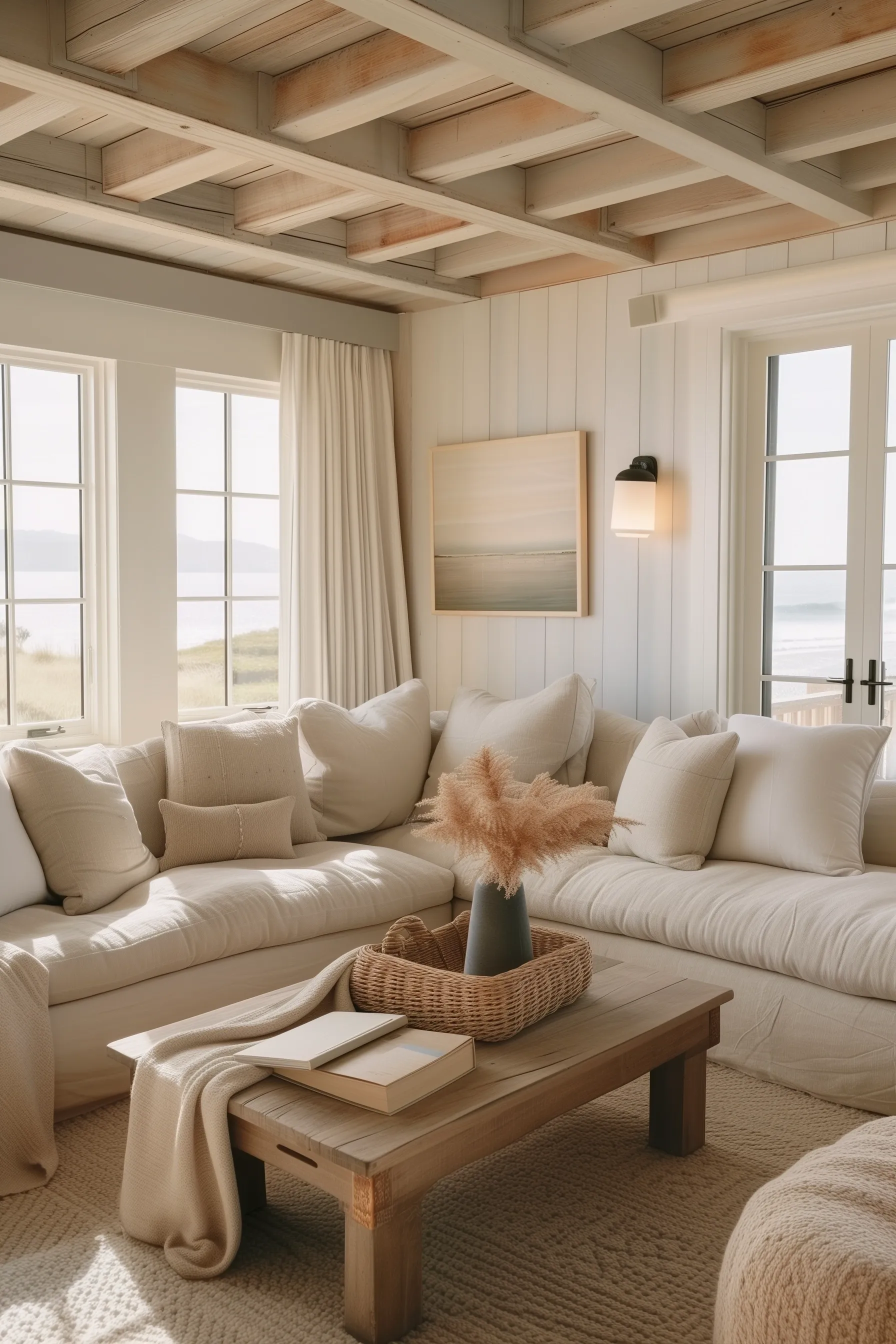 beach themed living room ideas coastal style