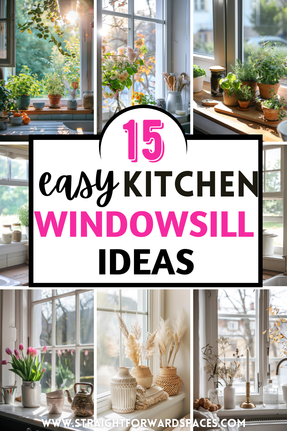 window sill decor kitchen ideas