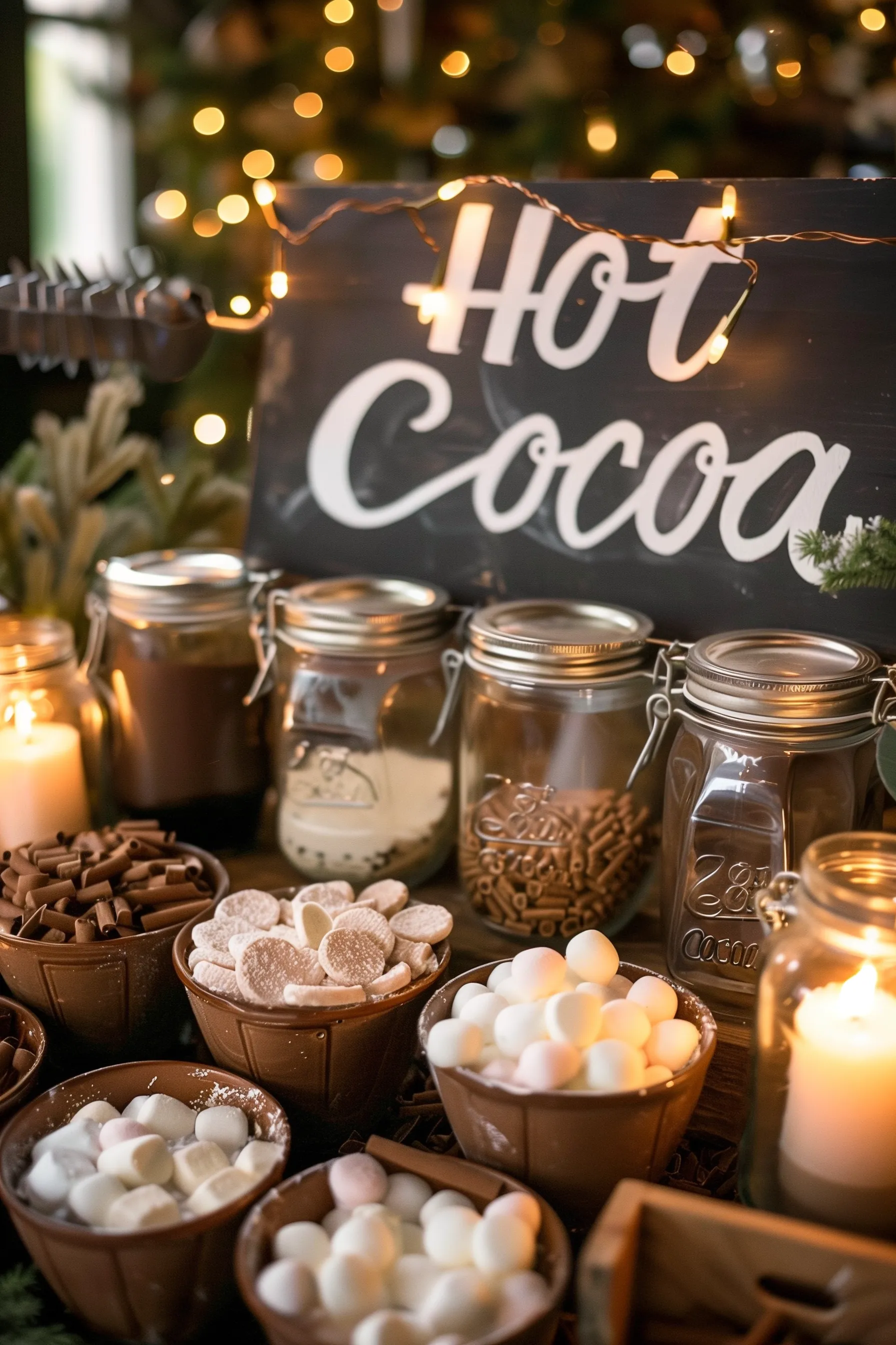 modern hot chocolate bar ideas