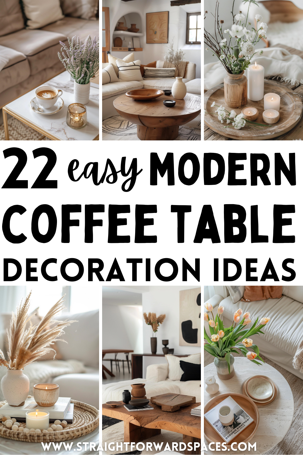 coffee table decorating ideas for living room
