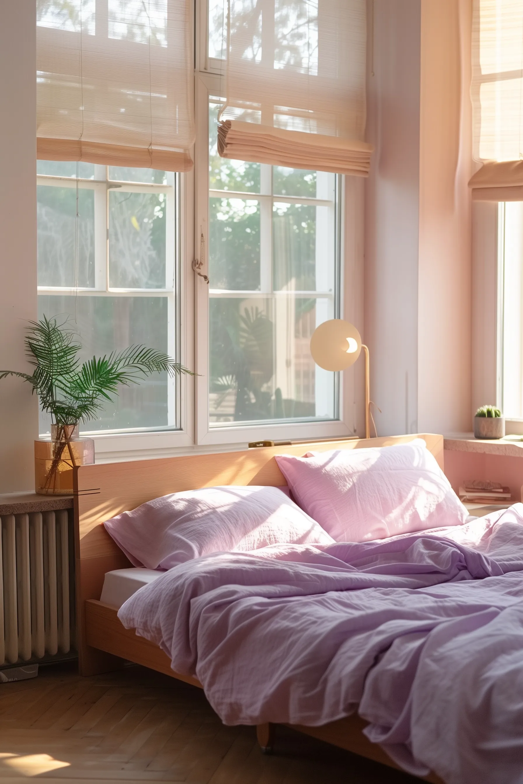 modern cozy bedroom