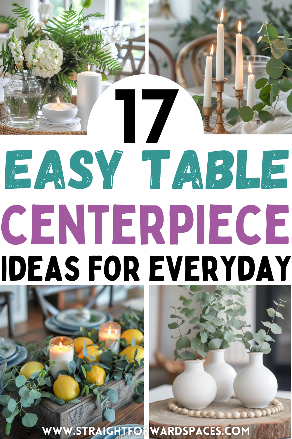 DIY centerpieces