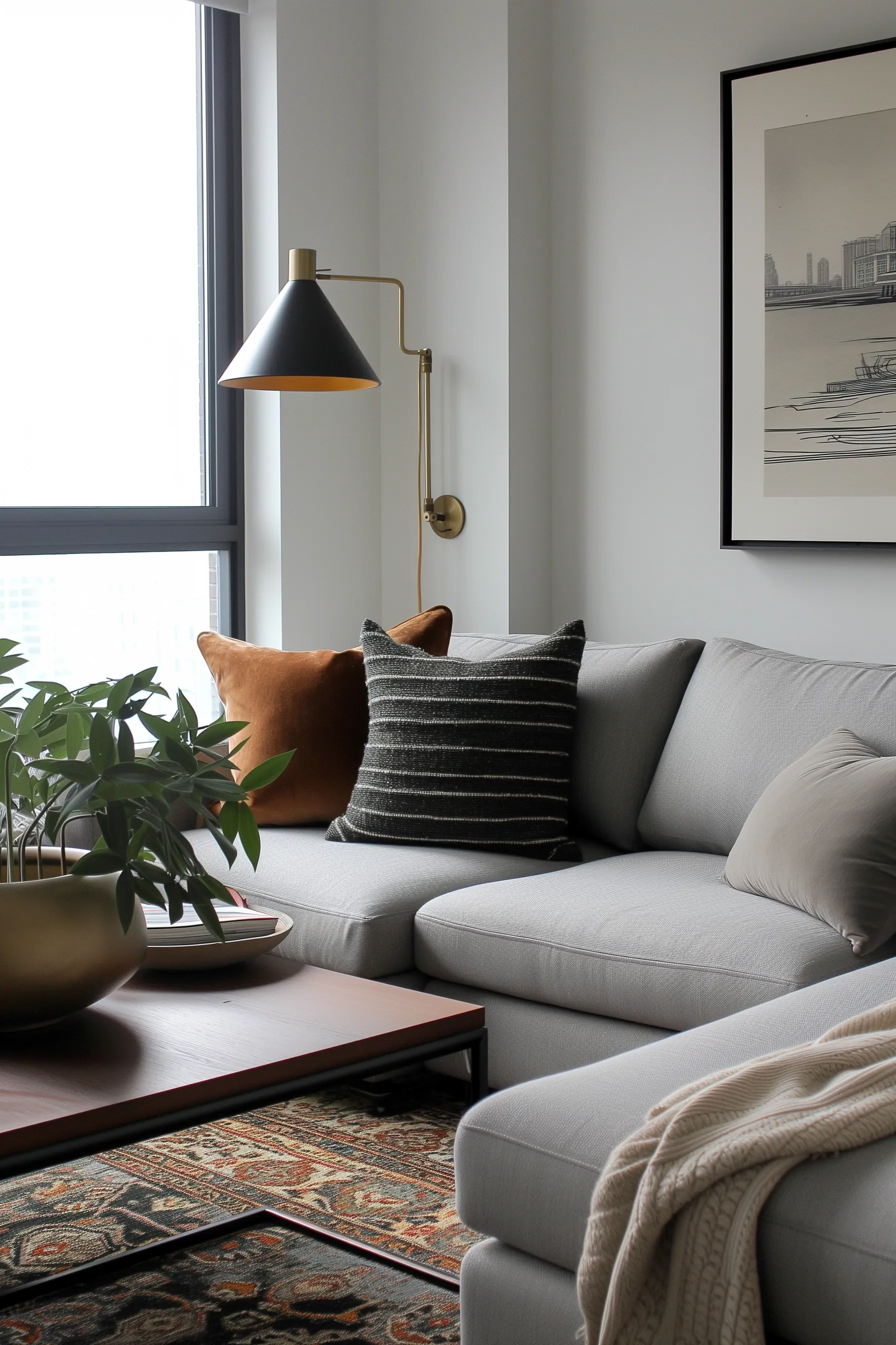 grey couch decor ideas