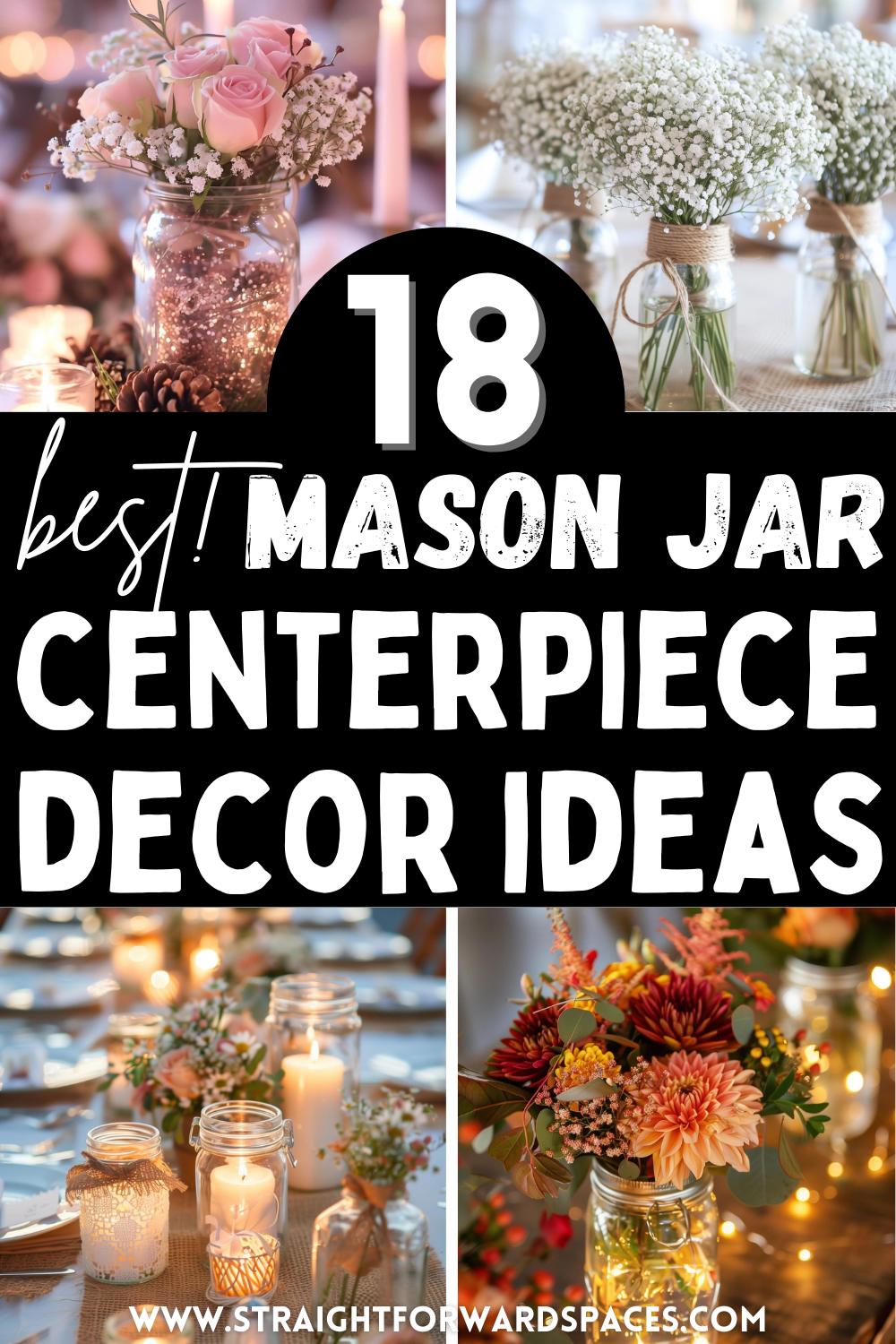 mason jar centerpieces