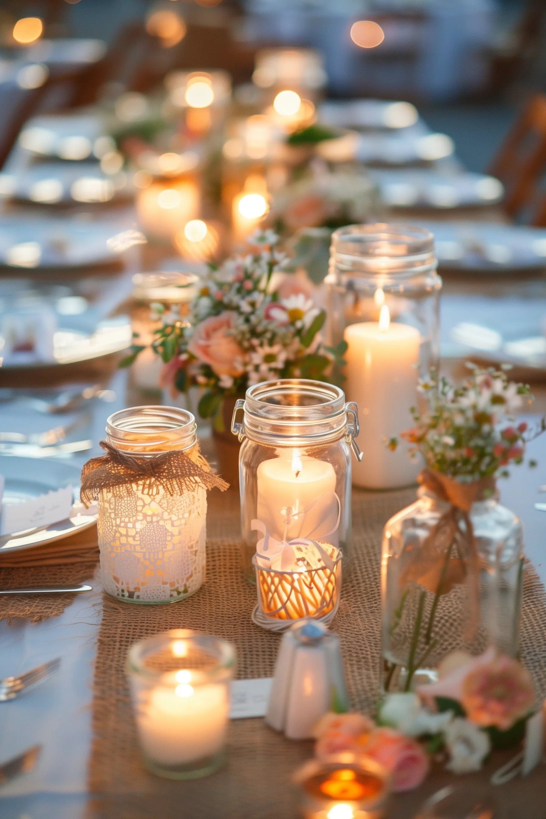 Table centerpieces for party