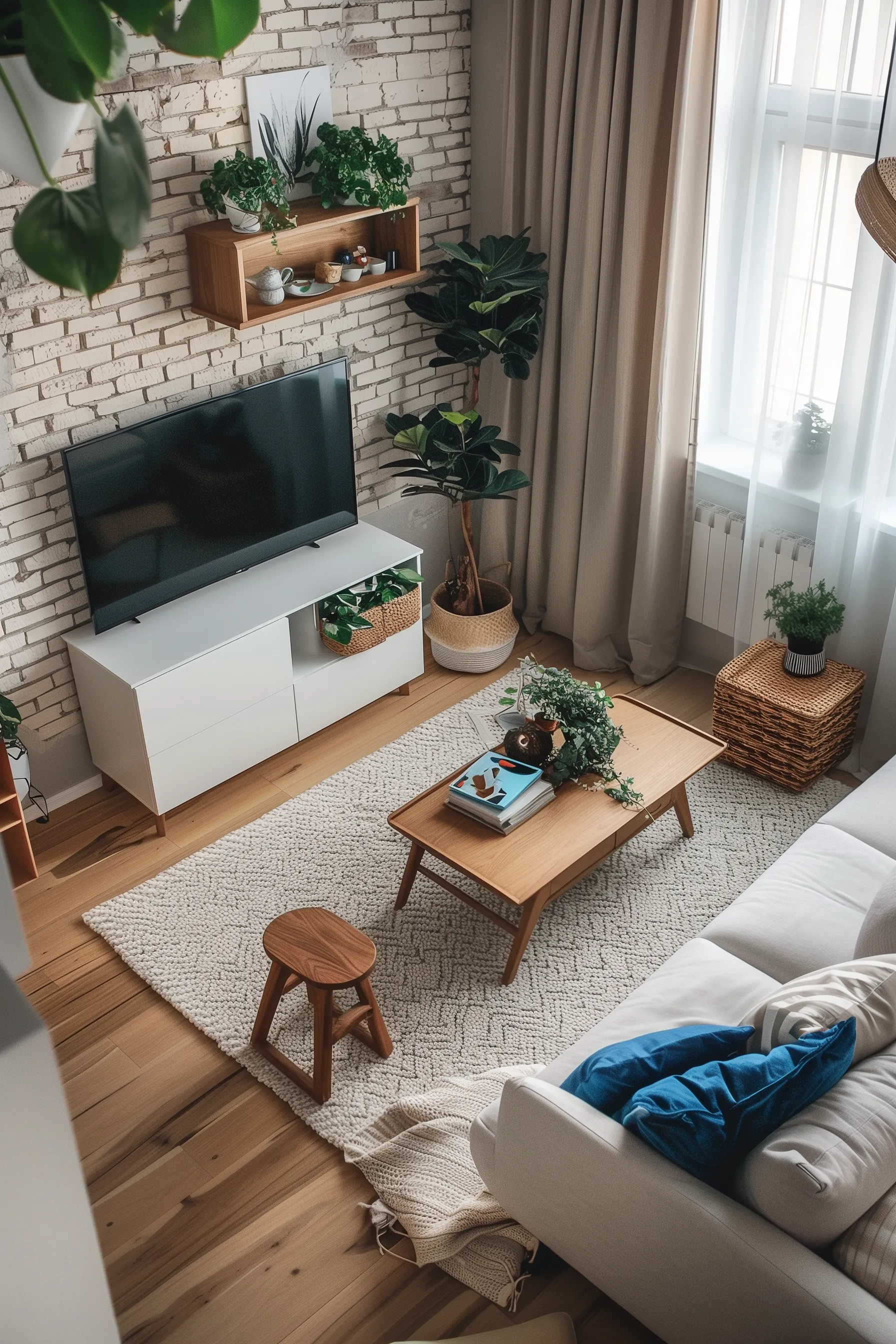ultra cozy living room