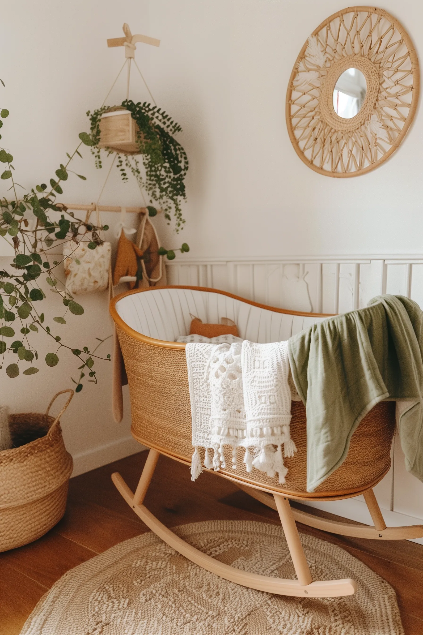 sage green nursery decor