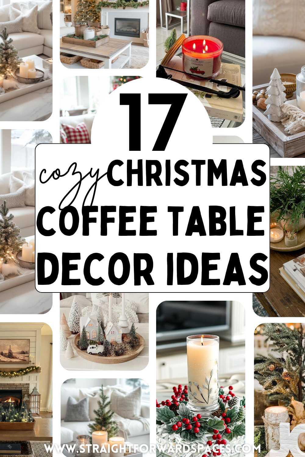 Christmas coffee table styling ideas