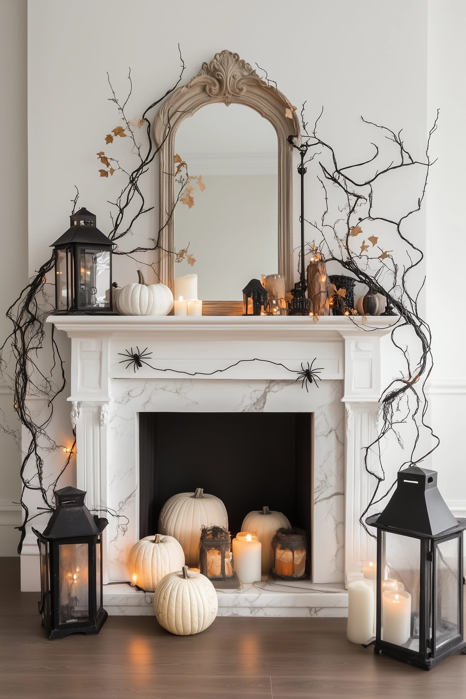 Kitchen Table Halloween Decor