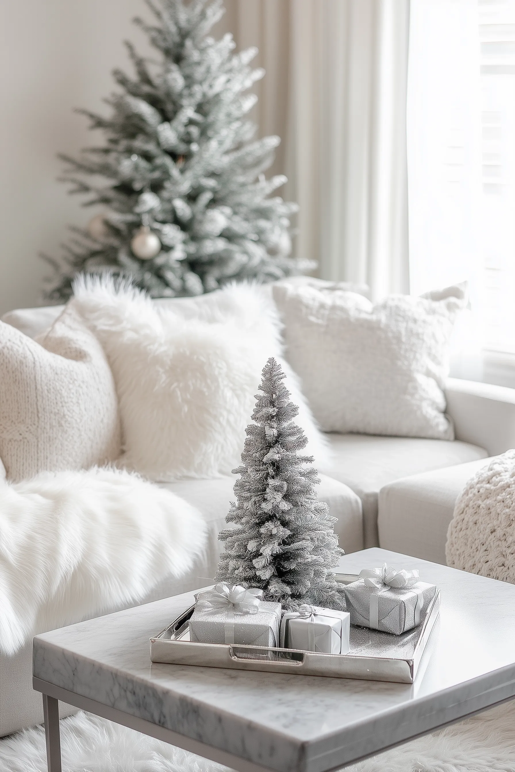 Silver christmas decor ideas