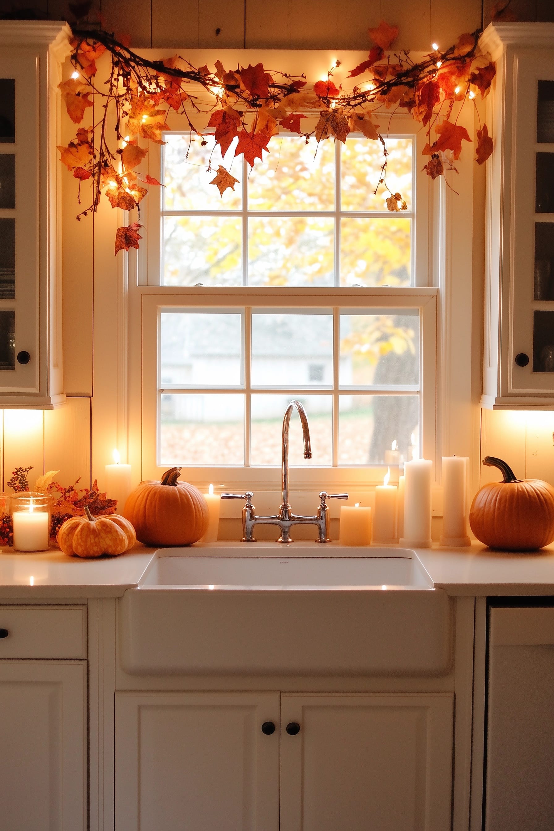 kitchen counter tray decor