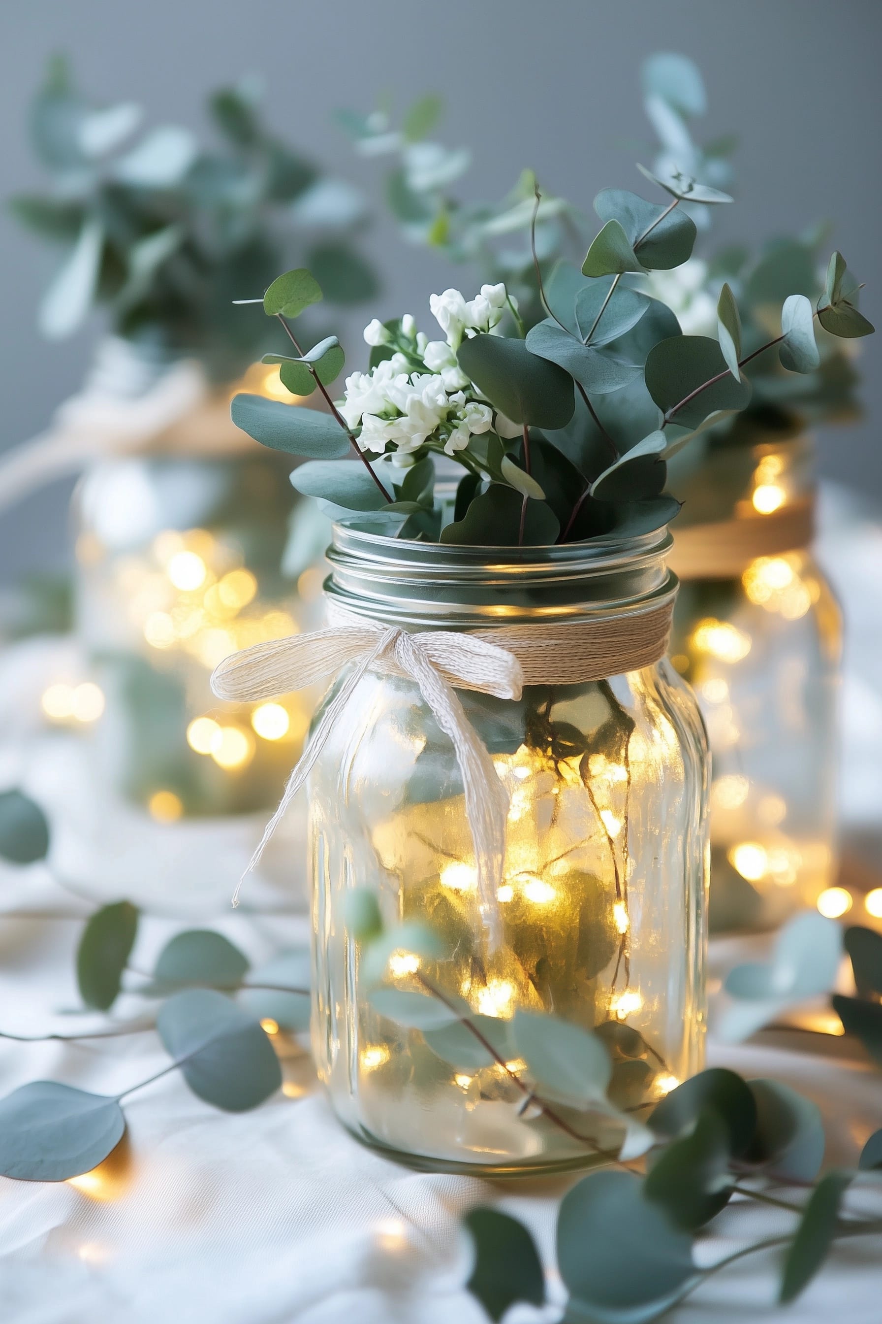 mason jar table decor