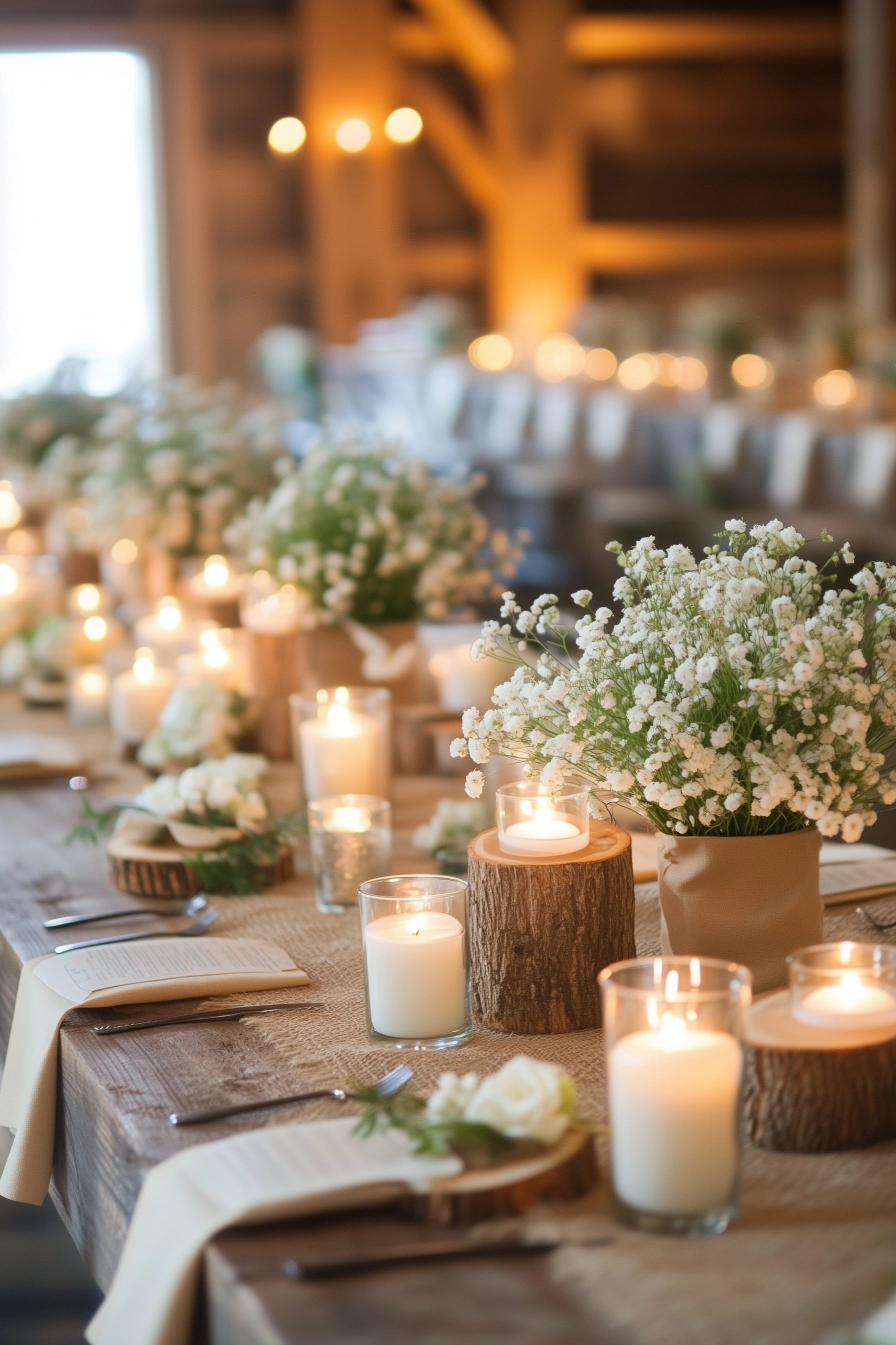 mason jar tea lights