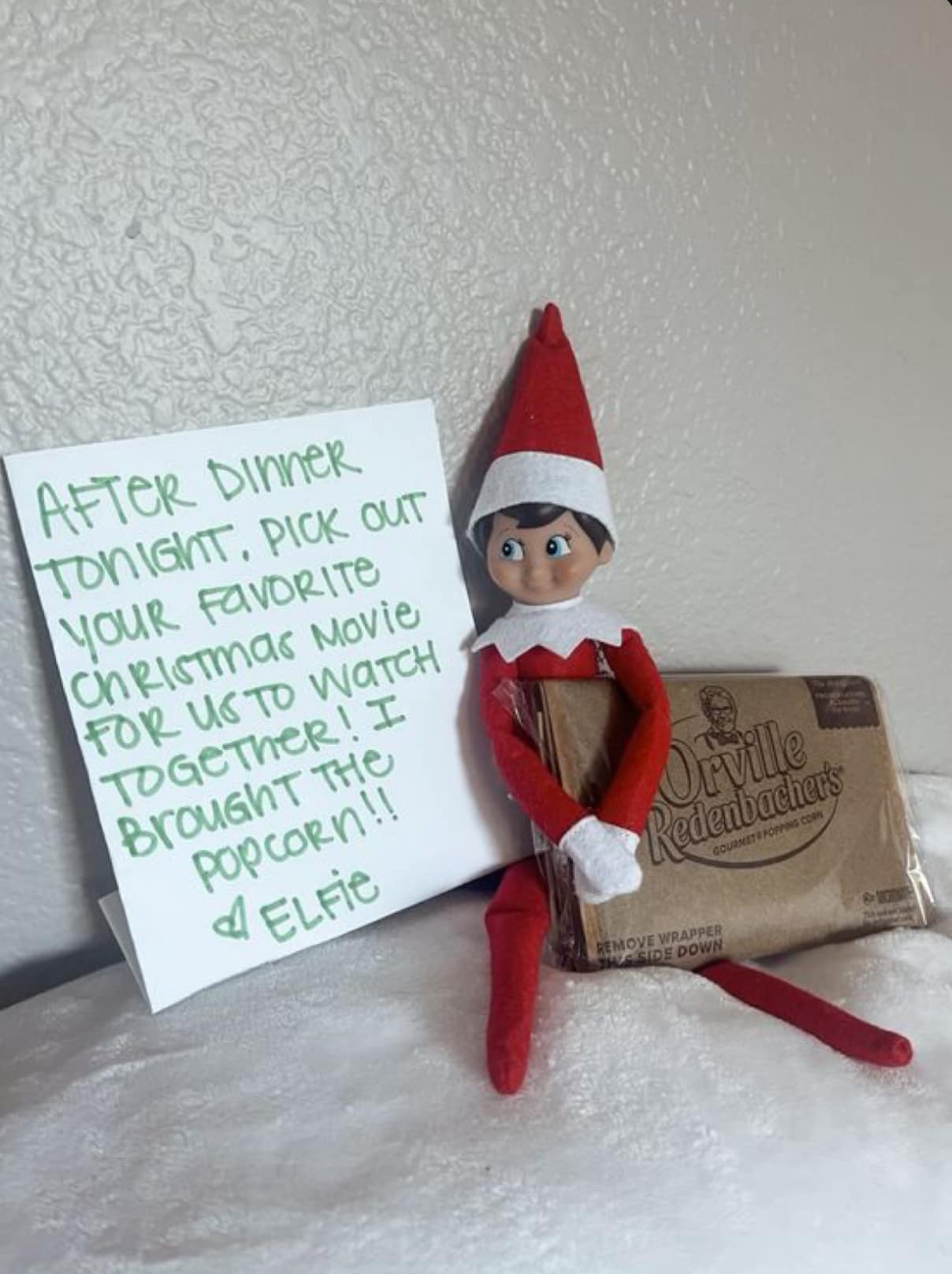 Elf On The Shelf Last Night