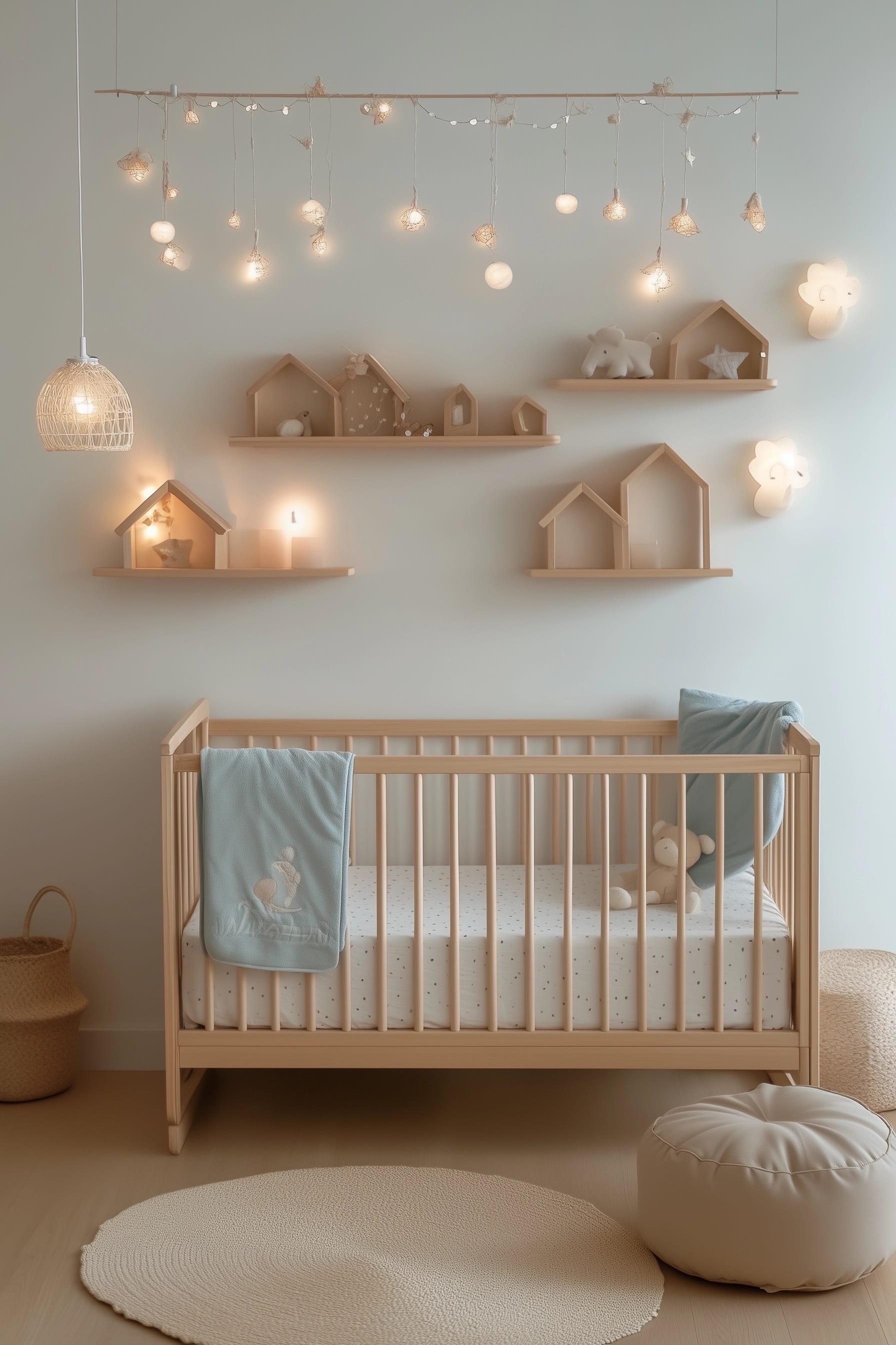  Neutral and blues nursery