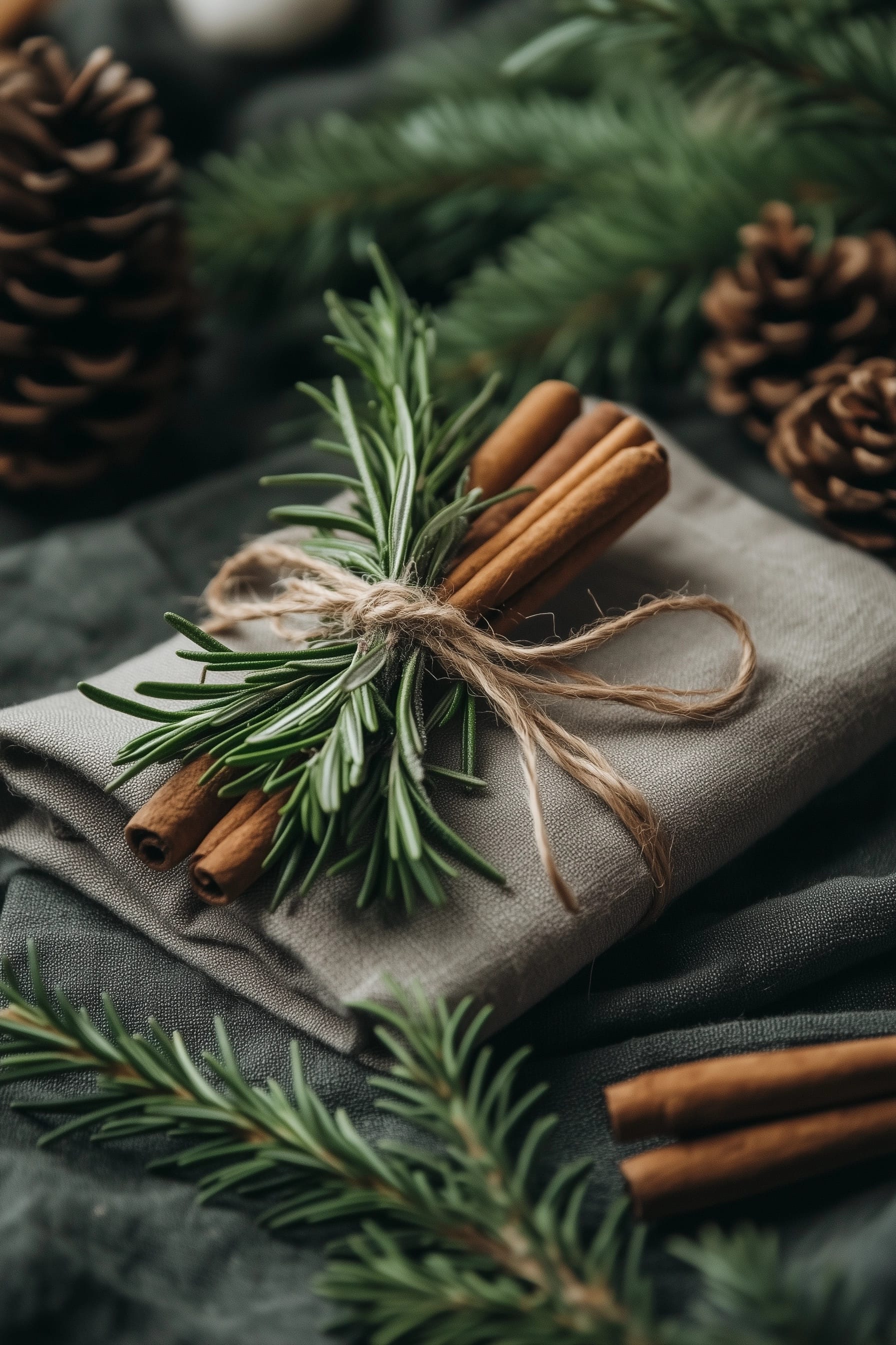 Christmas table decor