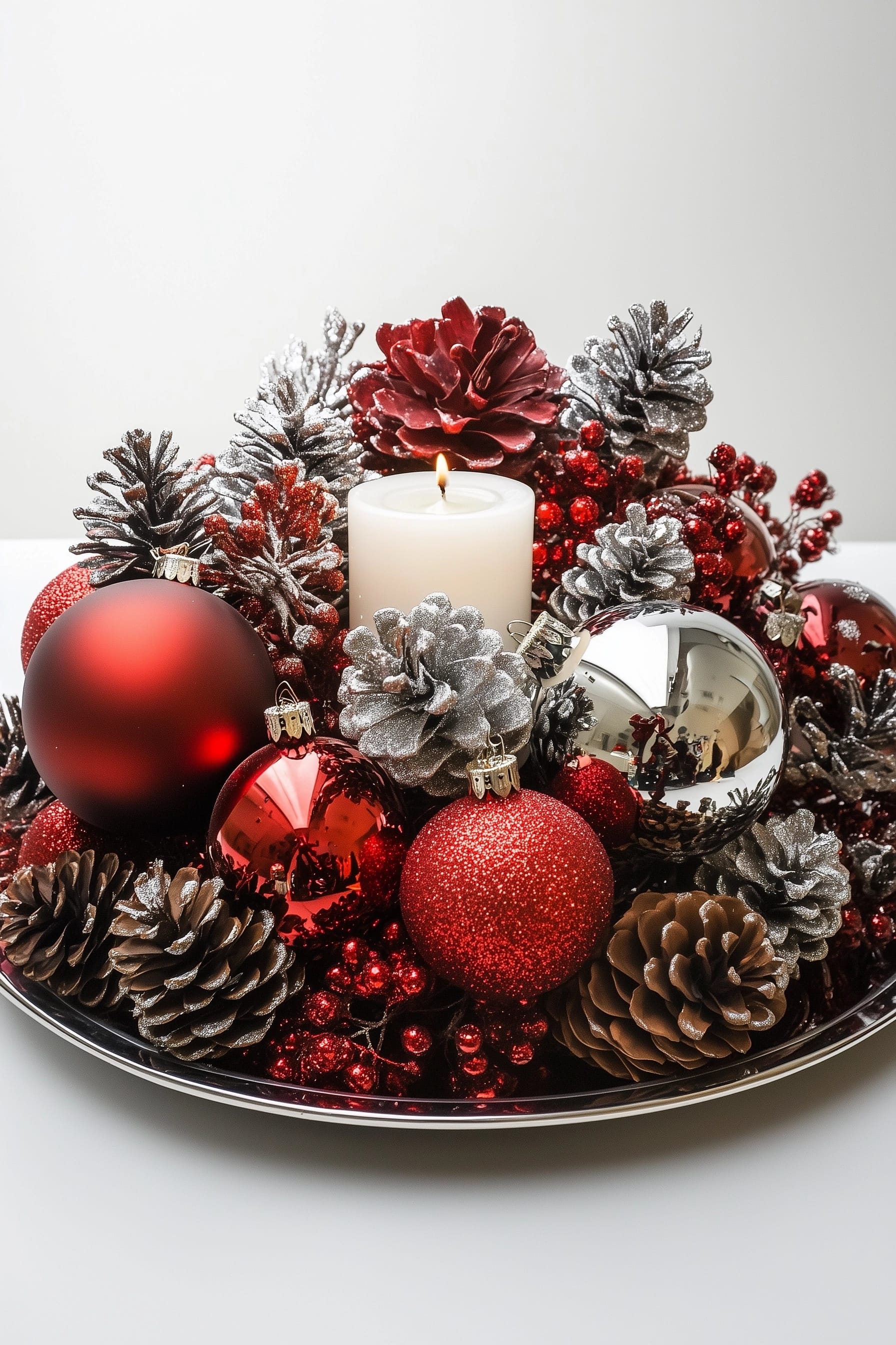 Christmas coffee table centerpieces