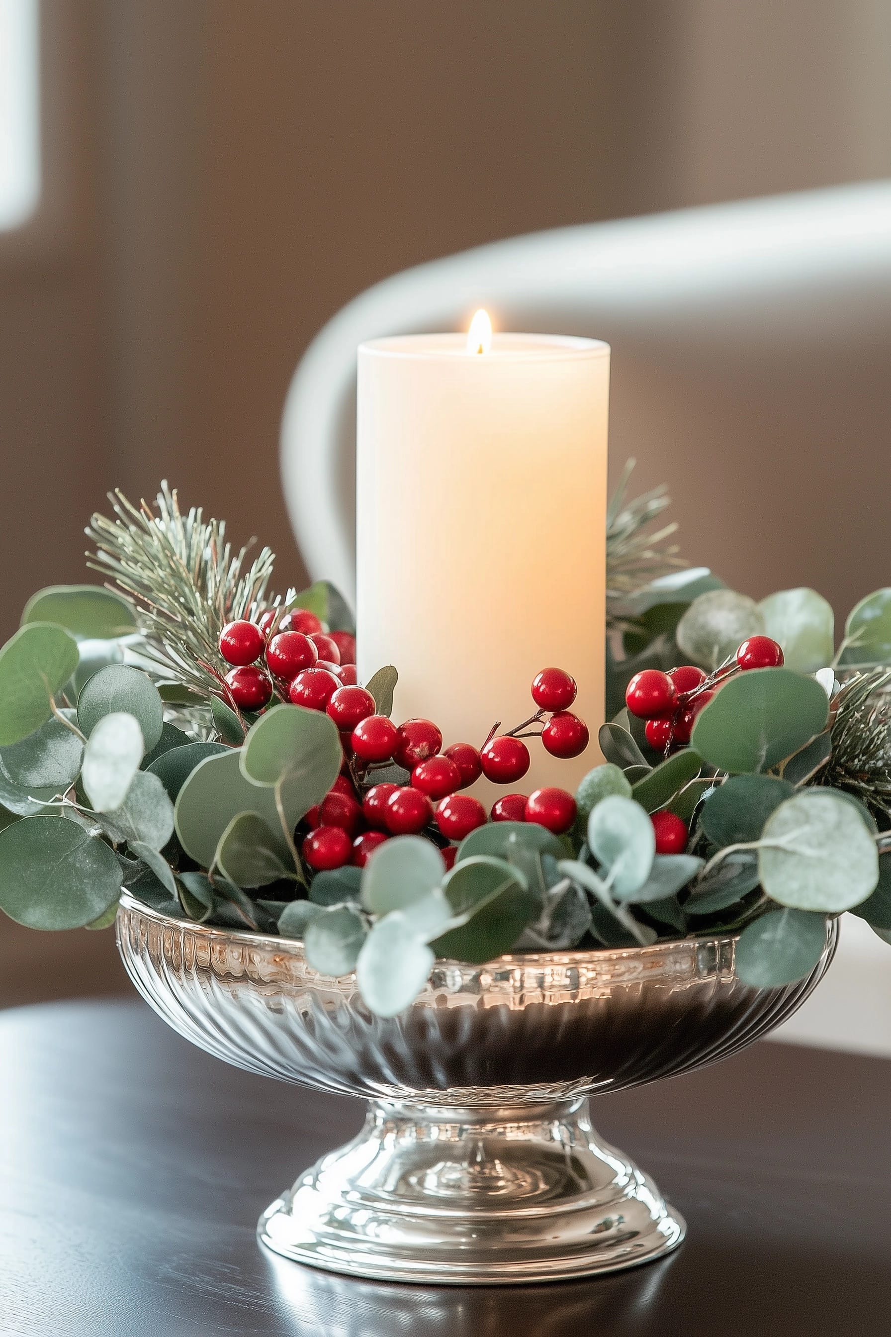 Christmas table decor