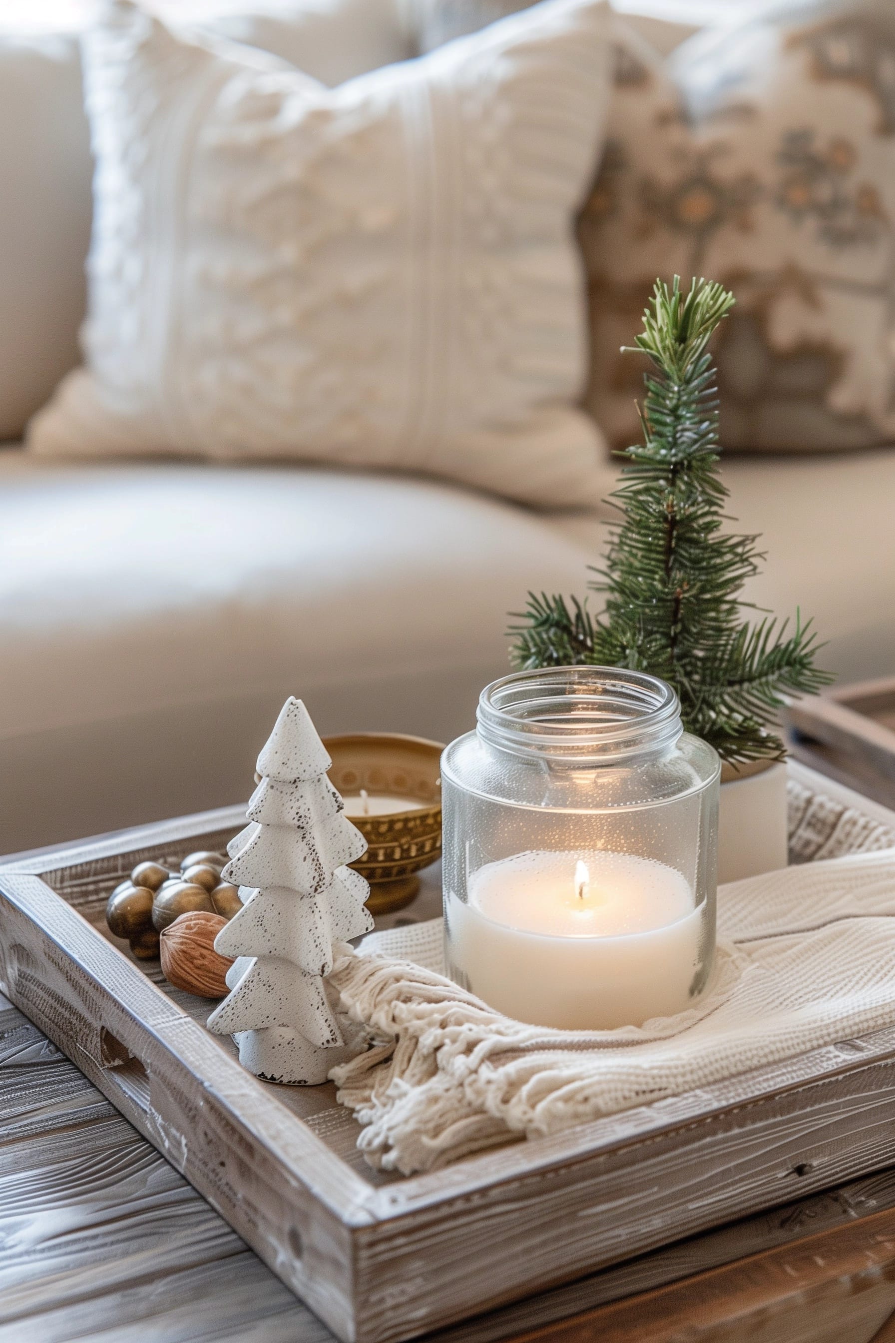 Christmas table decorations