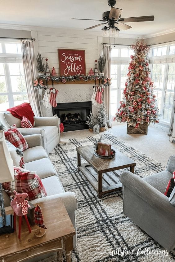 Modern christmas decor