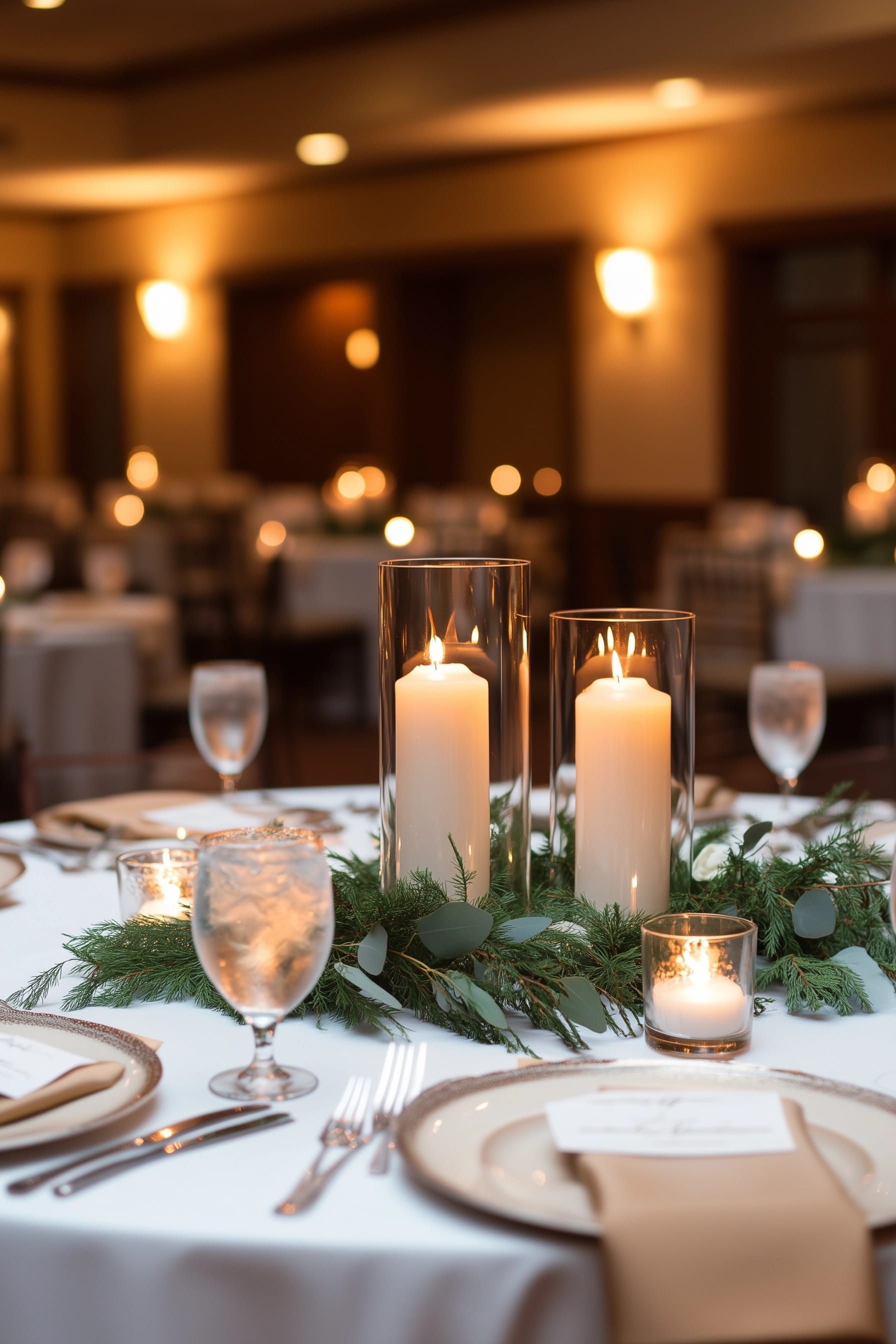 Christmas table decorations centerpiece