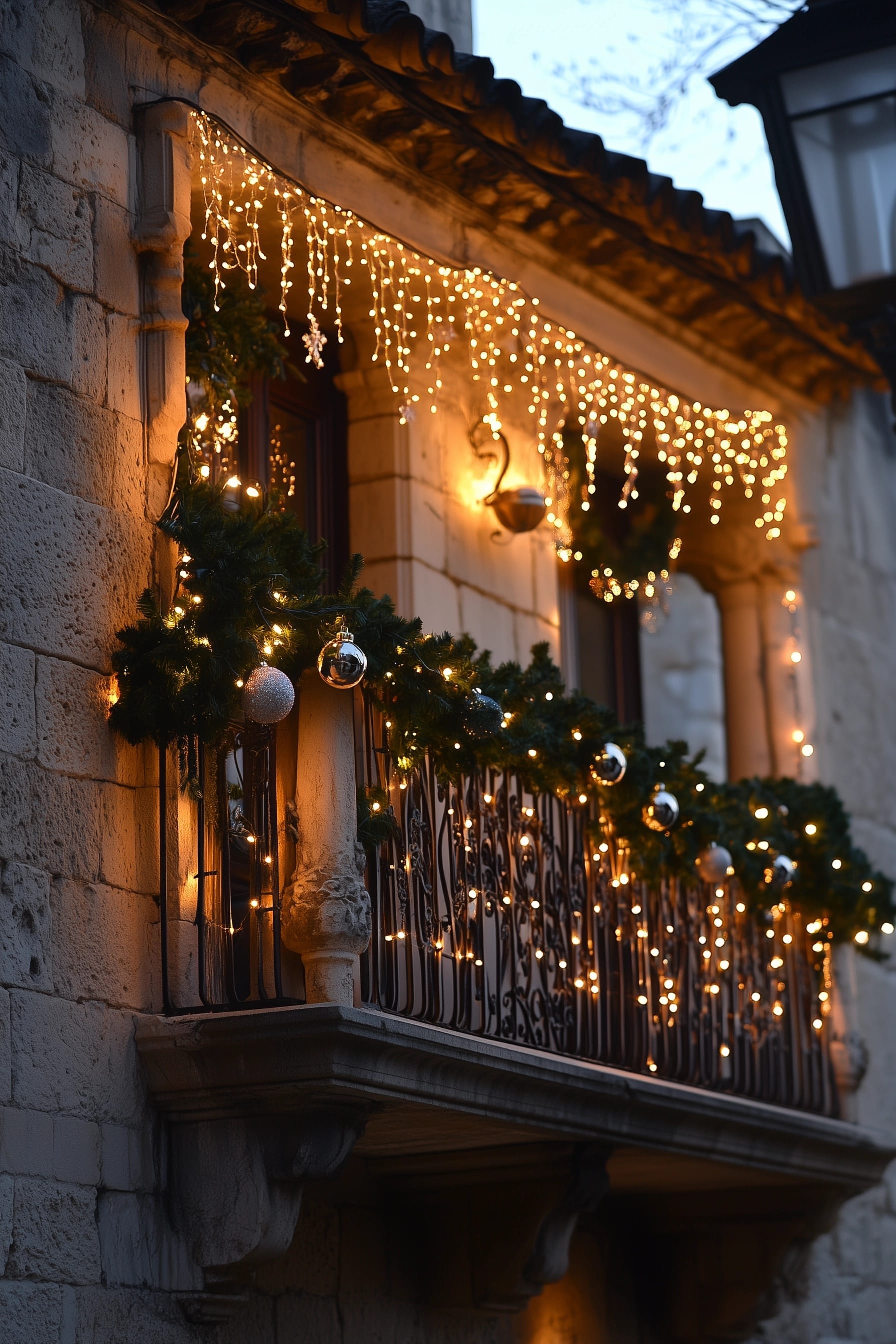 xmas porch ideas