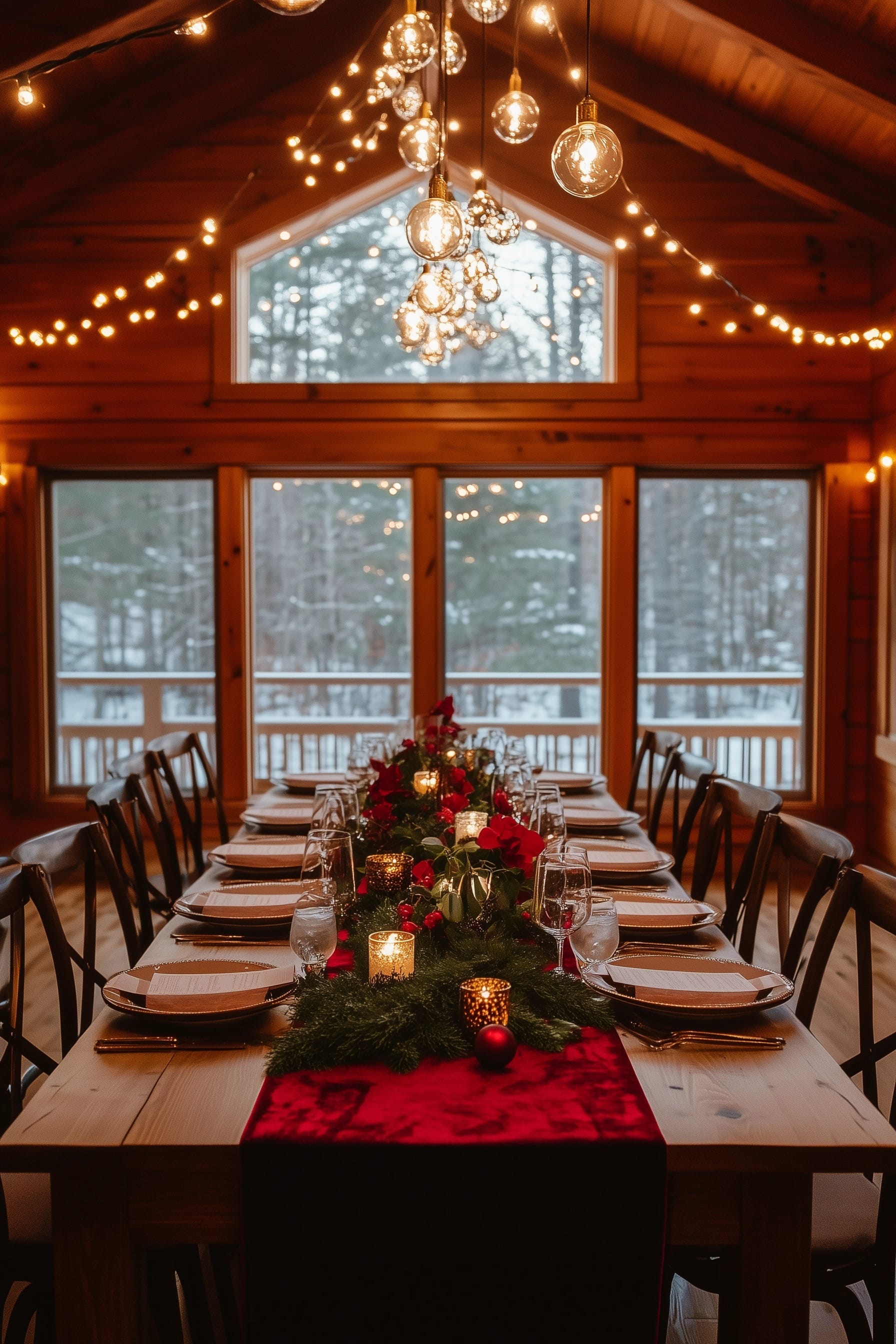 Christmas table runner