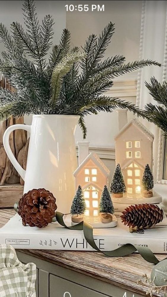 entrytable christmas centerpiece