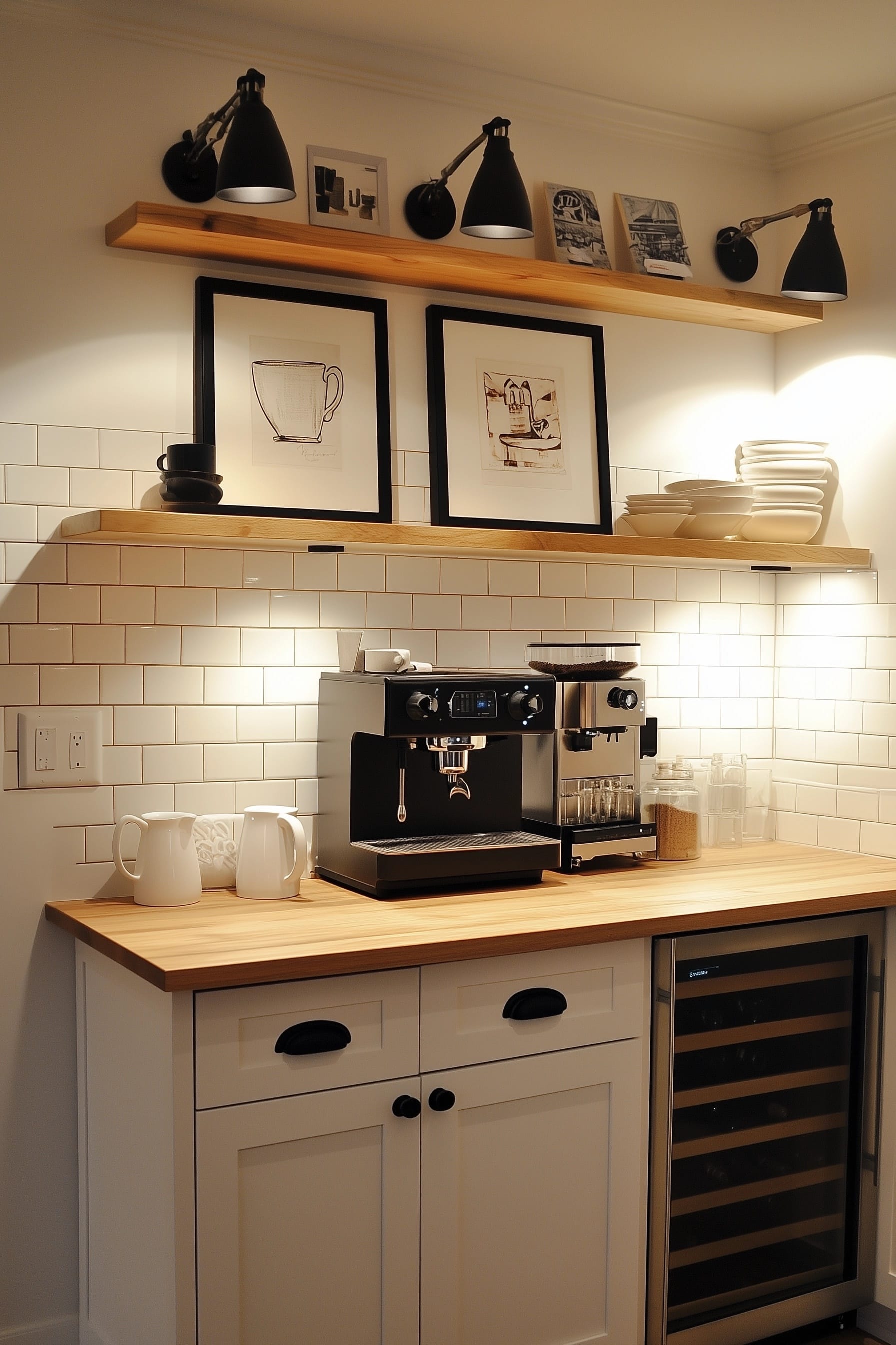 how to make a coffee bar at home