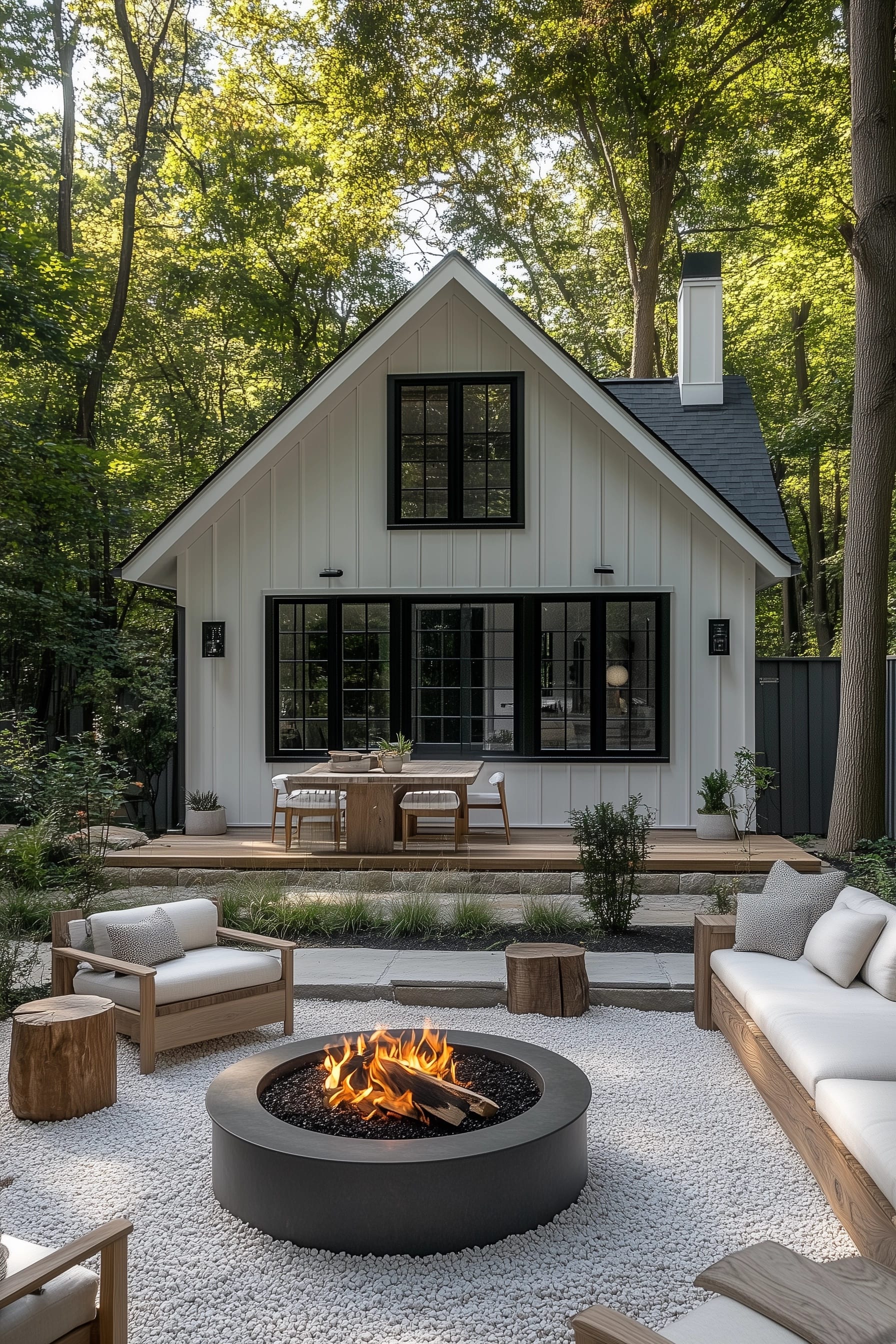 Backyard Patio Designs Rustic