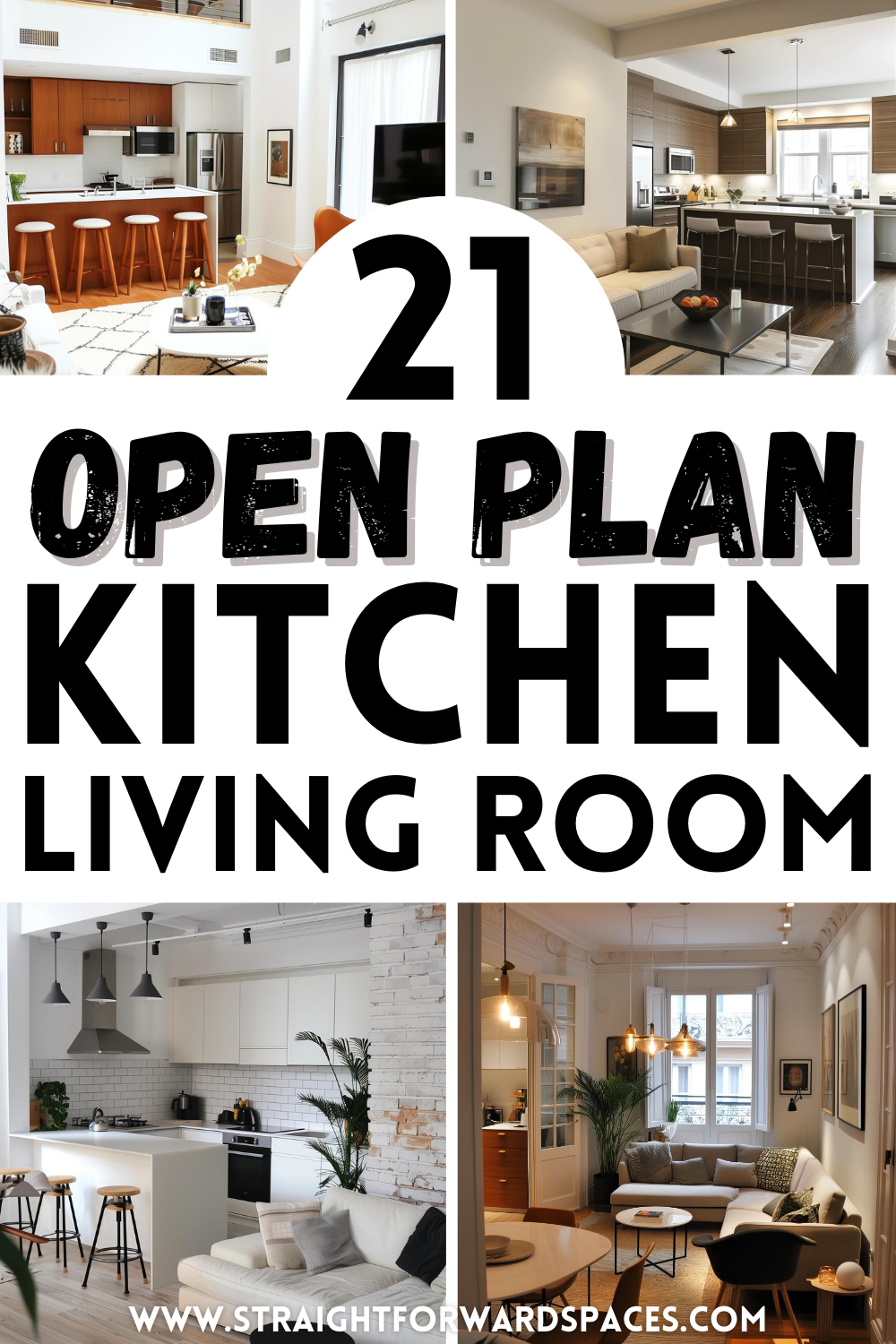 open plan kitchen diner living room