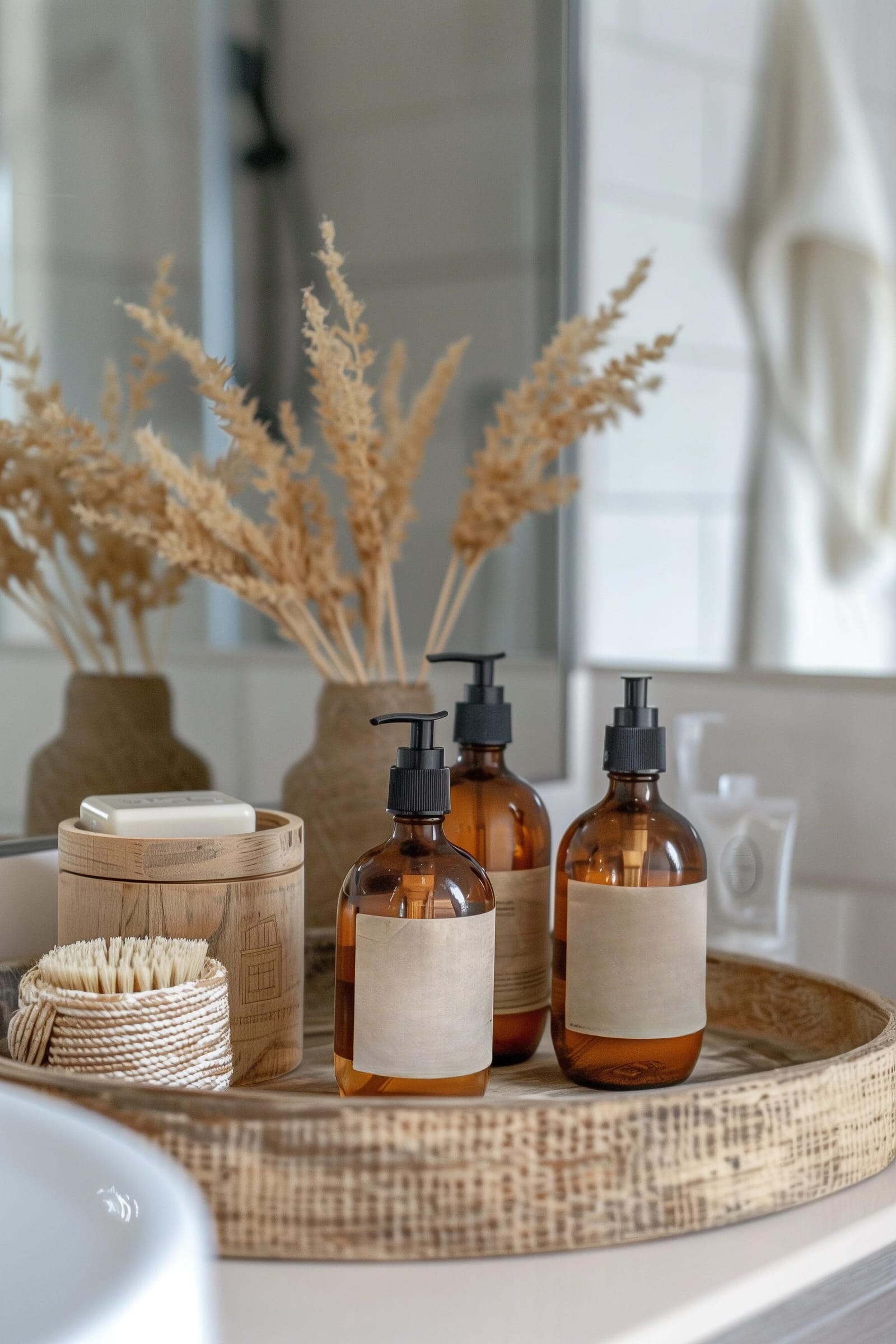 23 Easy Bathroom Tray Decor Ideas You'll Love (2024)