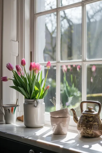15 Easy Ideas for Kitchen Window Sills That Are Stylish