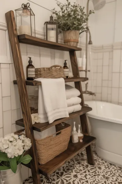 17 Creative Small Bathroom Shelf Ideas That Look Gorgeous