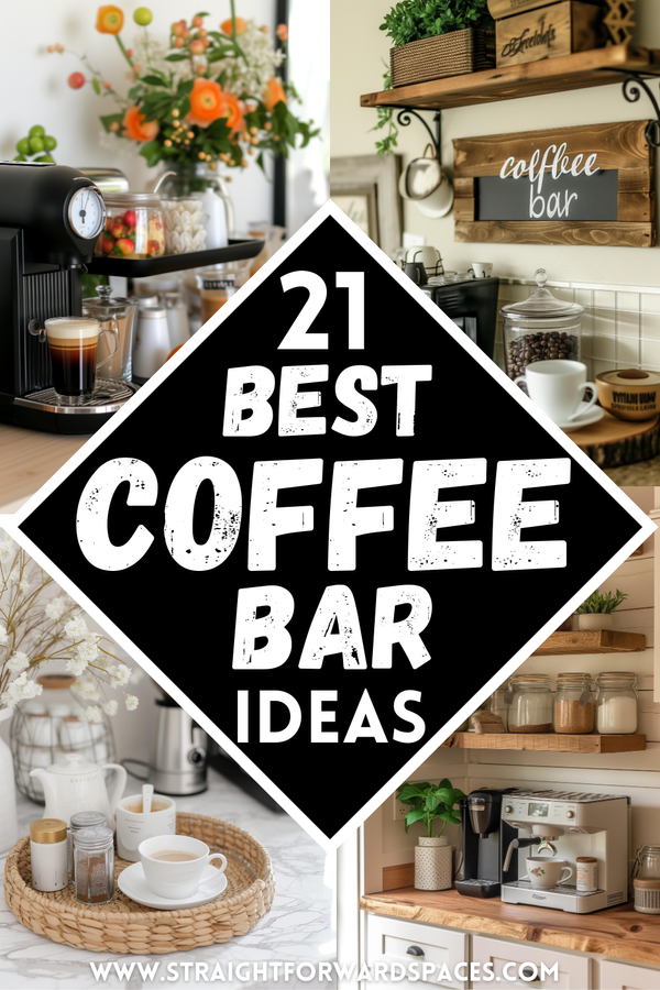 21 Creative Farmhouse Coffee Bar Ideas You Need To See