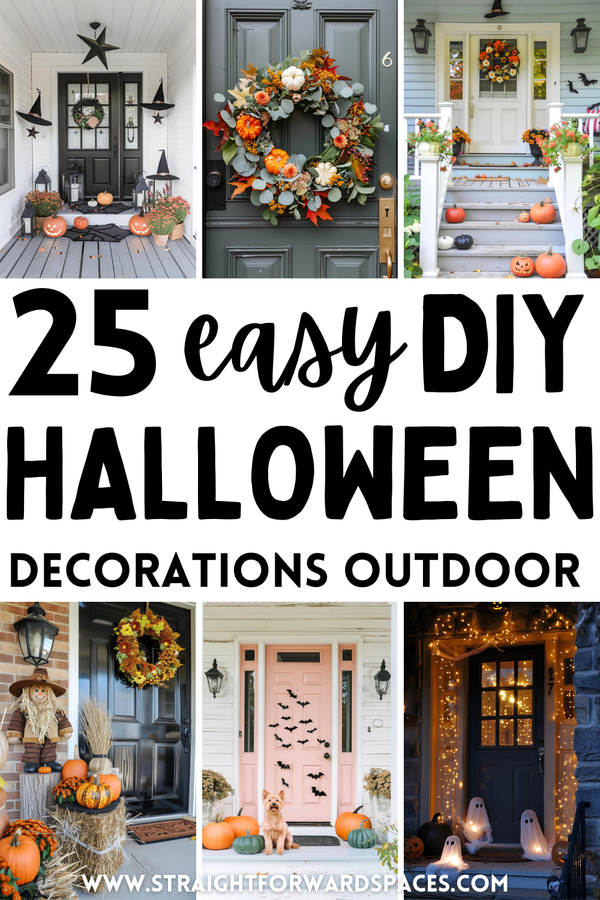 25 Easy DIY Halloween Decor Ideas For Outside To Recreate