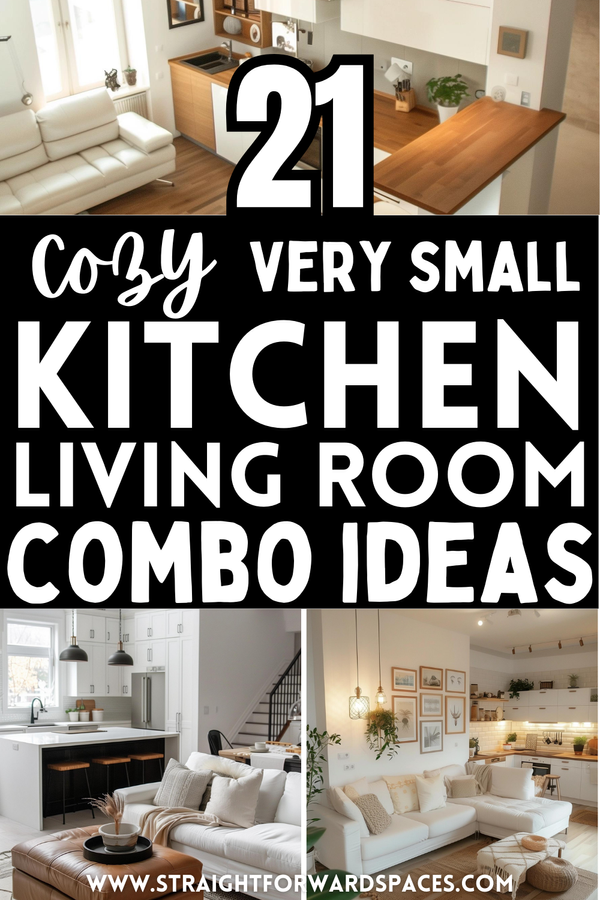 21 Genius Small Kitchen Living Room Ideas That Look Stylish