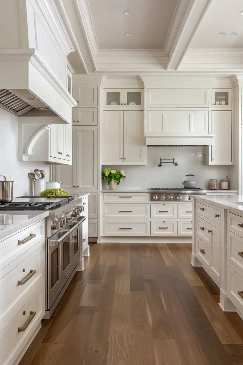 white kitchen cabinets flooring ideas