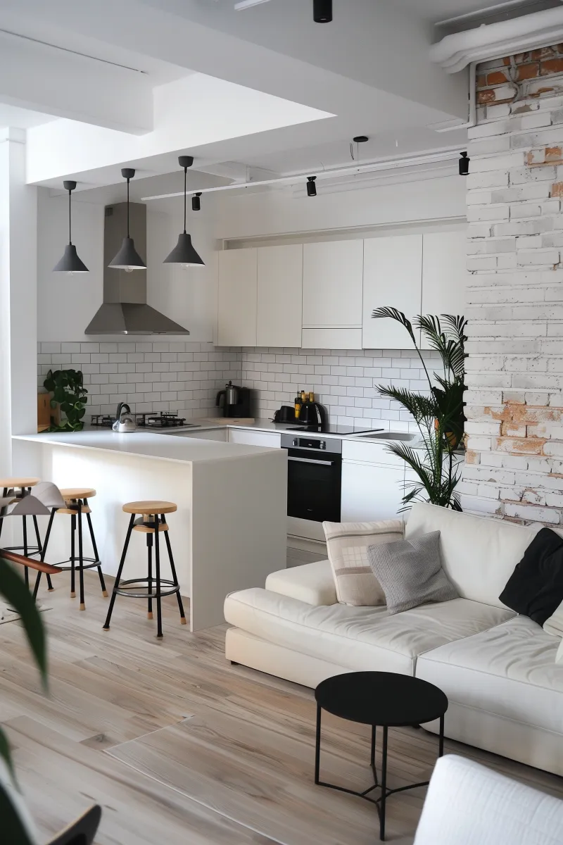 15 Genius Very Small Open Plan Kitchen Living Room Ideas
